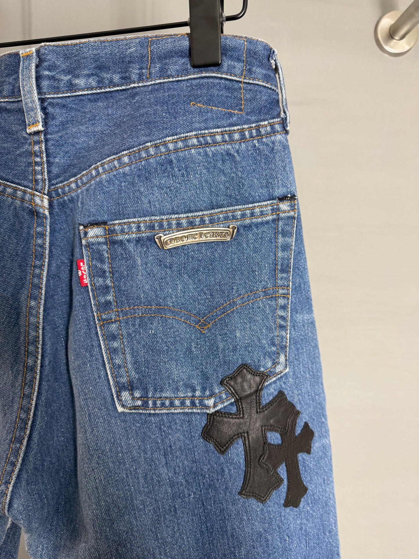 Chrome Hearts Levi’s Leather Patch 501 Jeans