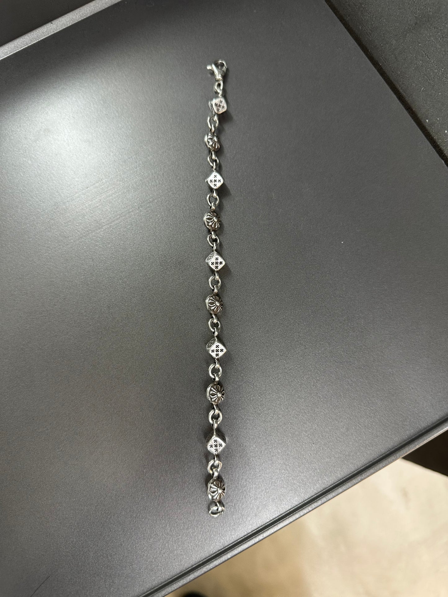 Chrome Hearts Dice Bracelet 10 Link