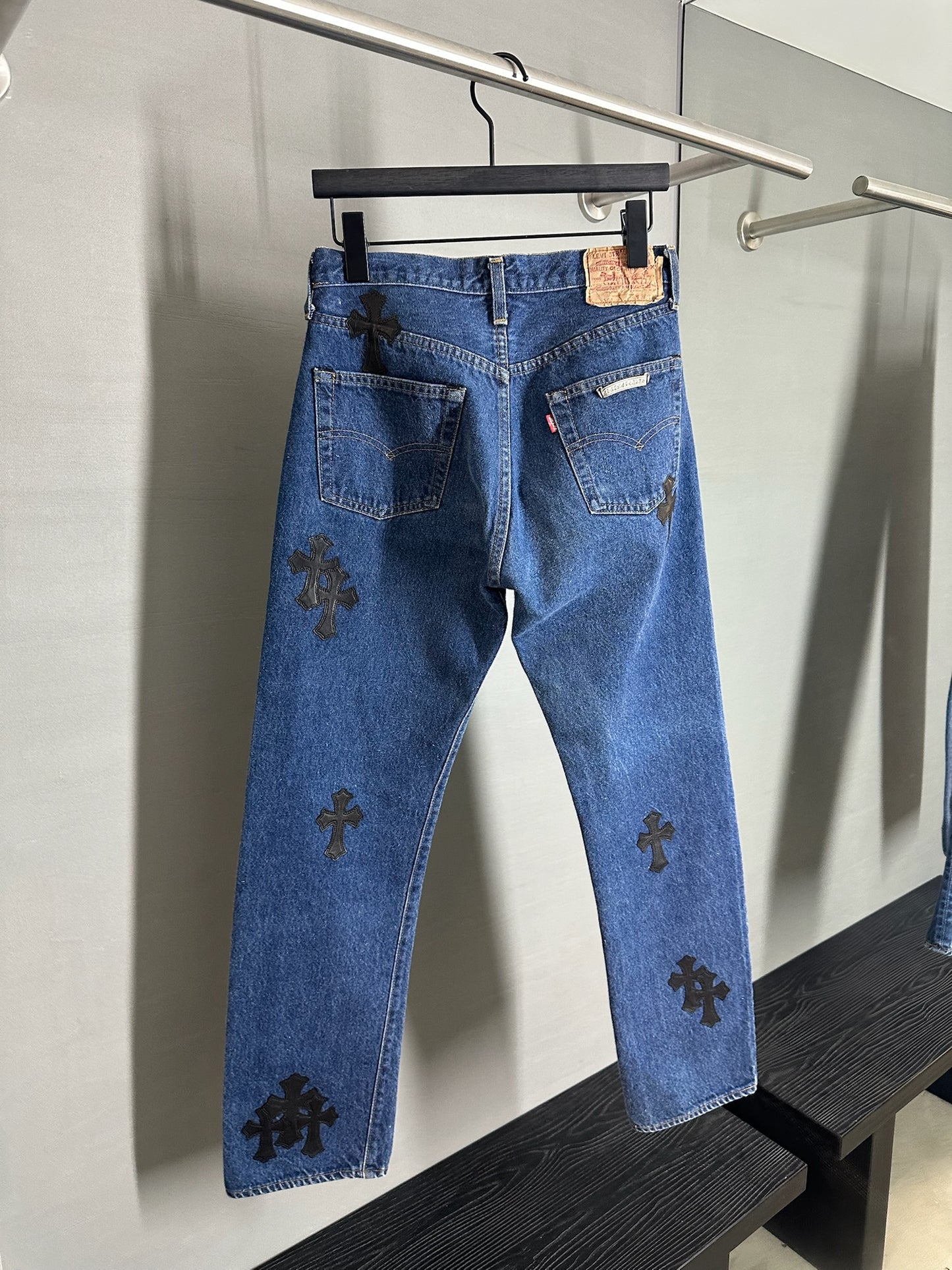 Chrome Hearts x Levi’s Cross Patch Jeans