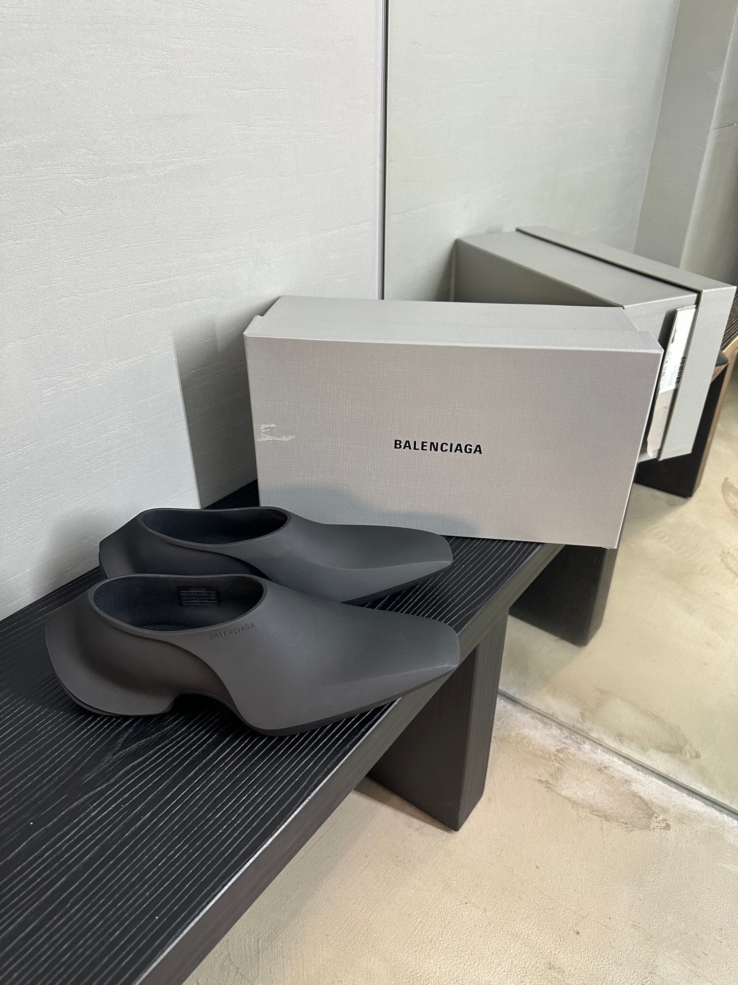 Balenciaga Matt Black Space Shoes