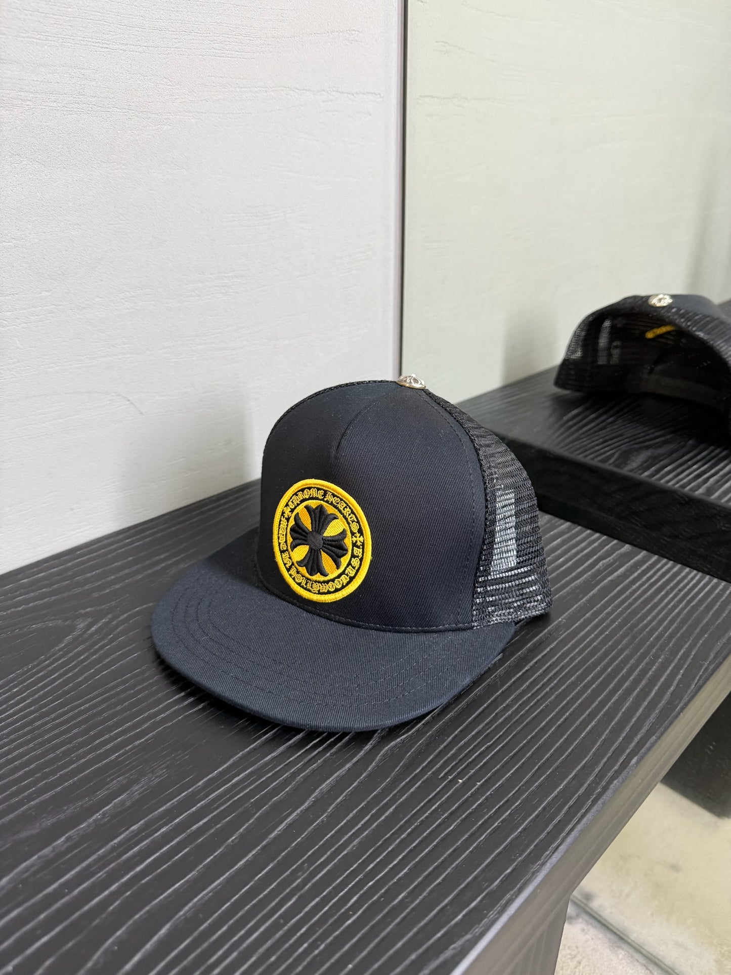 Chrome Hearts Cross Seal Stamp Trucker Hat