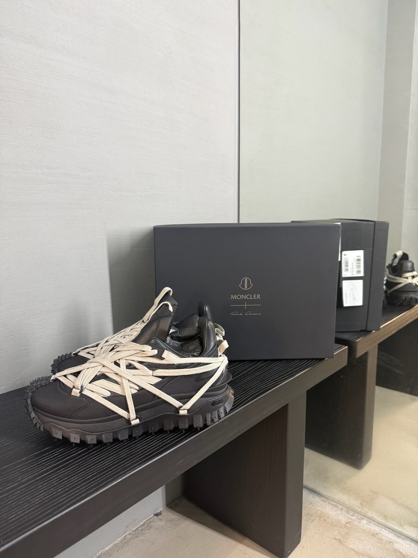 Rick Owens x Moncler Trailgrip Megalace Sneakers
