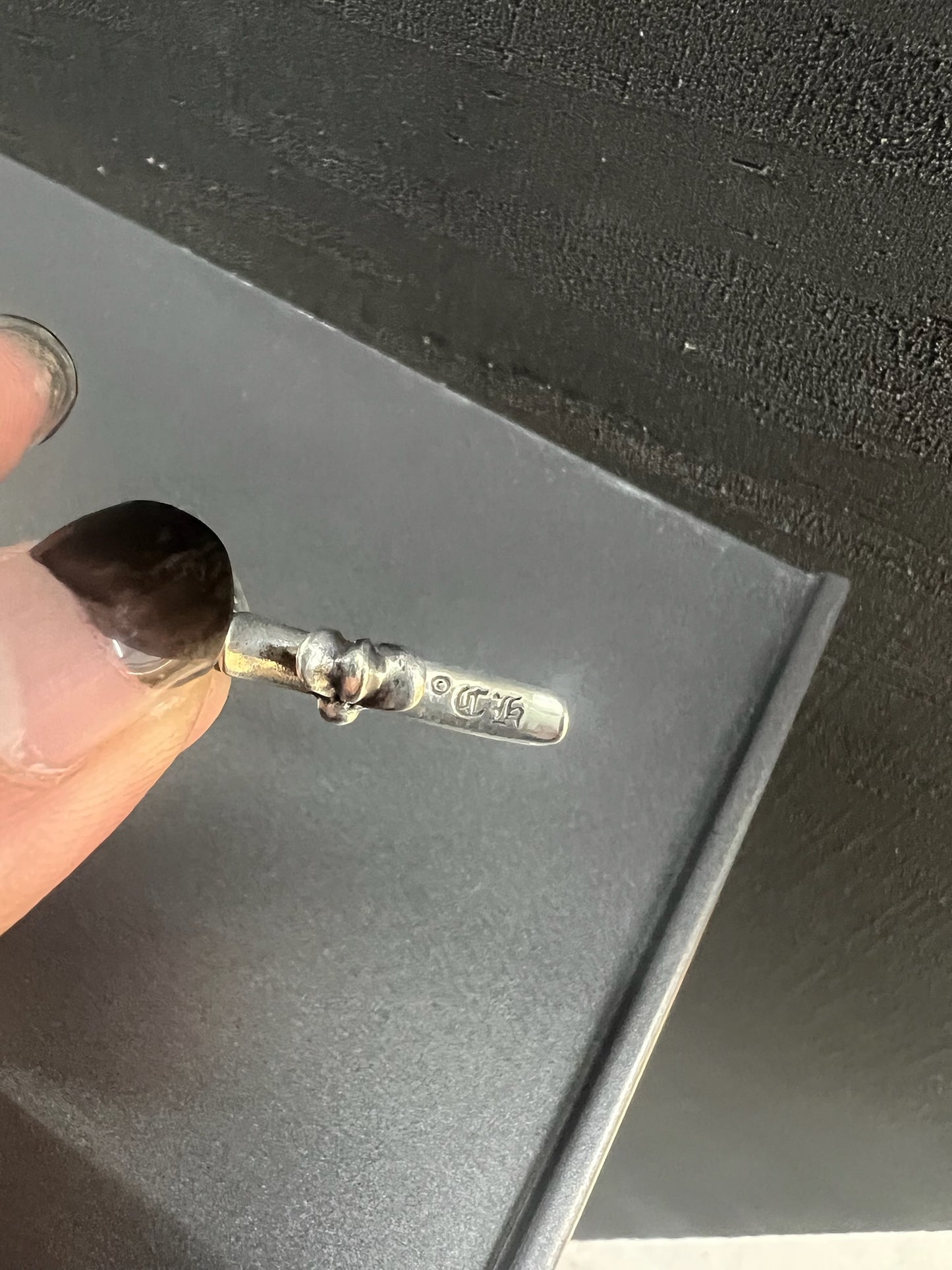 Chrome Hearts Tiny Cross pendant with diamond