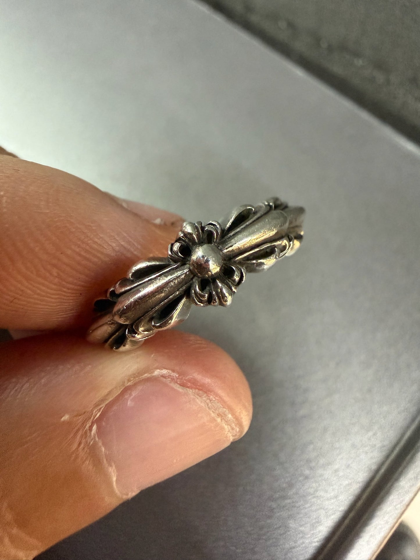 Chrome Hearts Baby Classic Paved Floral Ring