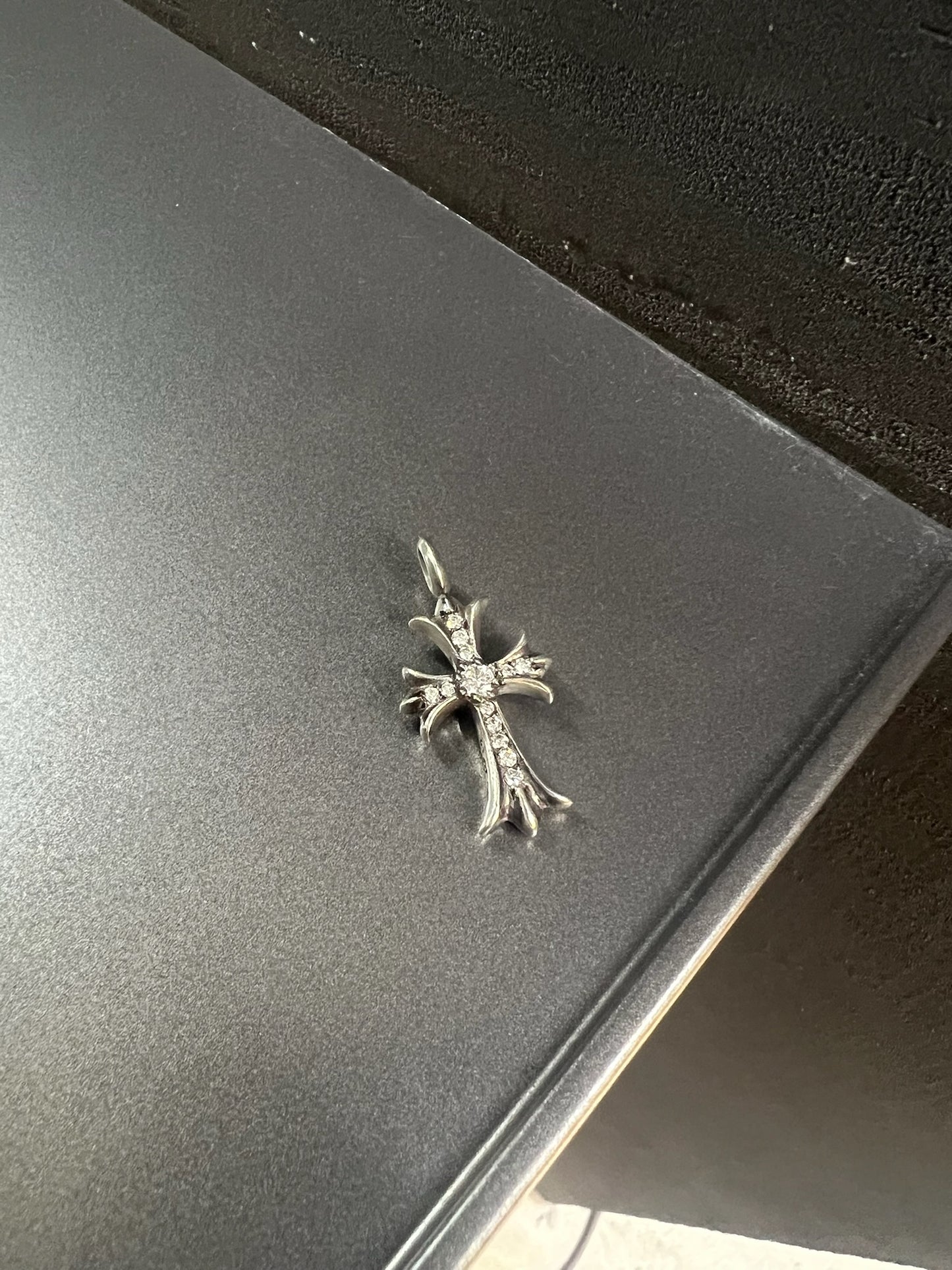 Chrome Hearts Tiny Cross pendant with diamond
