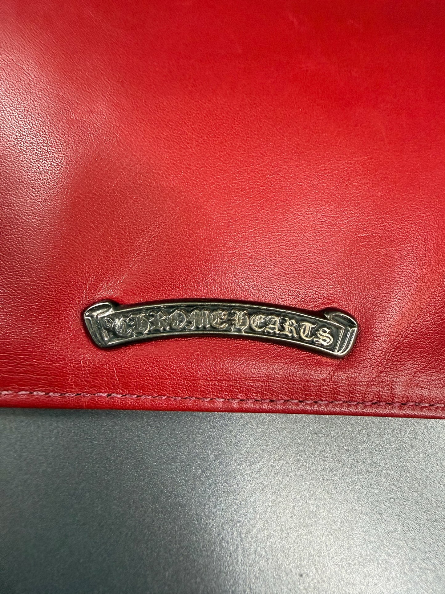 Chrome Hearts Triple Cross Zipper Change Purse (1 of 1)