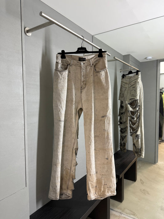 Balenciaga Super Destroyed Jeans