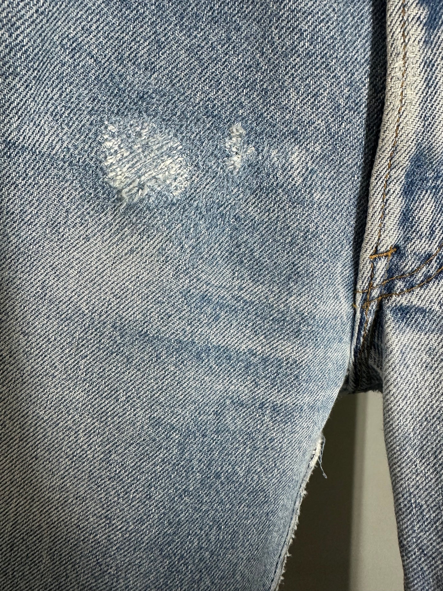 Chrome Hearts Levi’s 505 Cross Patch Jeans