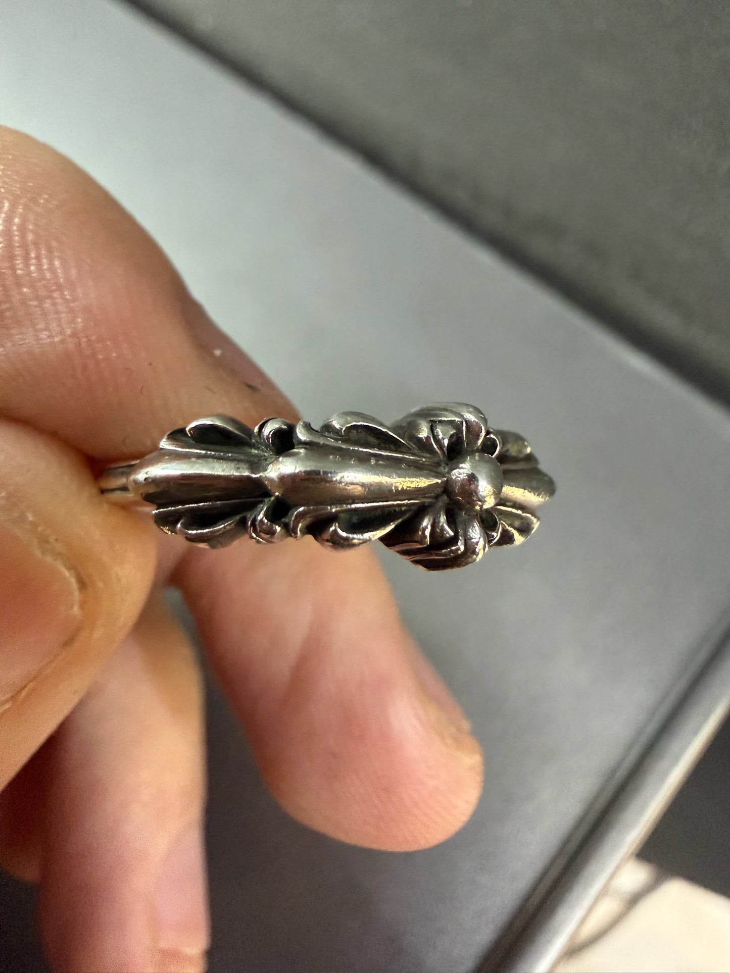 Chrome Hearts Baby Classic Paved Floral Ring