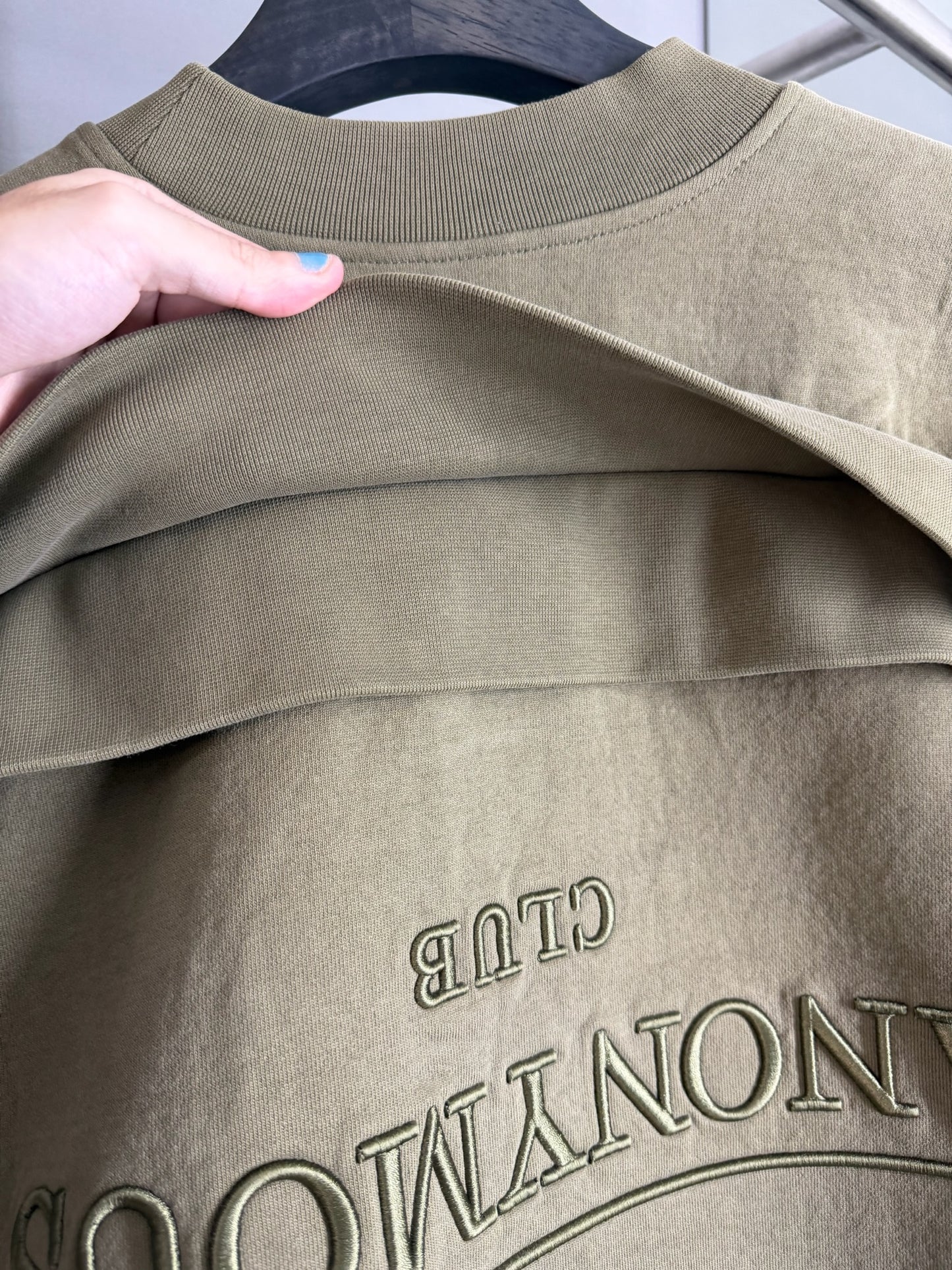 Anonymous Club Embroidered Logo T-Shirt Sweatshirt Exclusive
