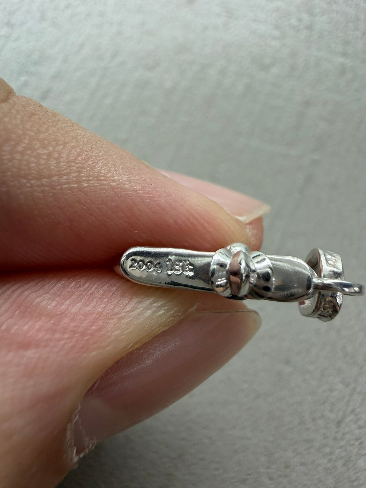 Chrome Hearts 18K Blue Sapphire Babyfat BBF Pendant