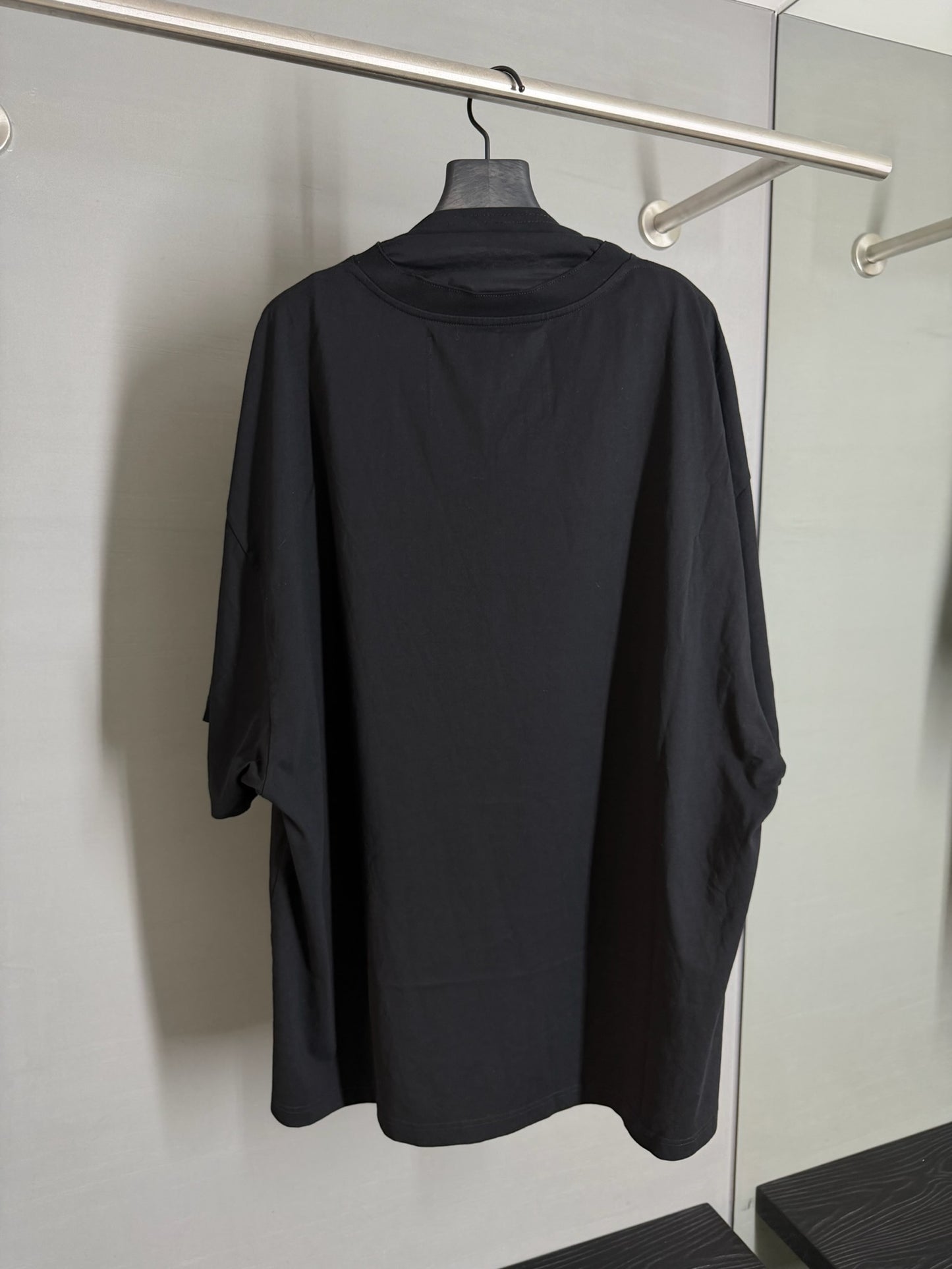 Anonymous Club Embroidered V-Neck Balaclava T-Shirt