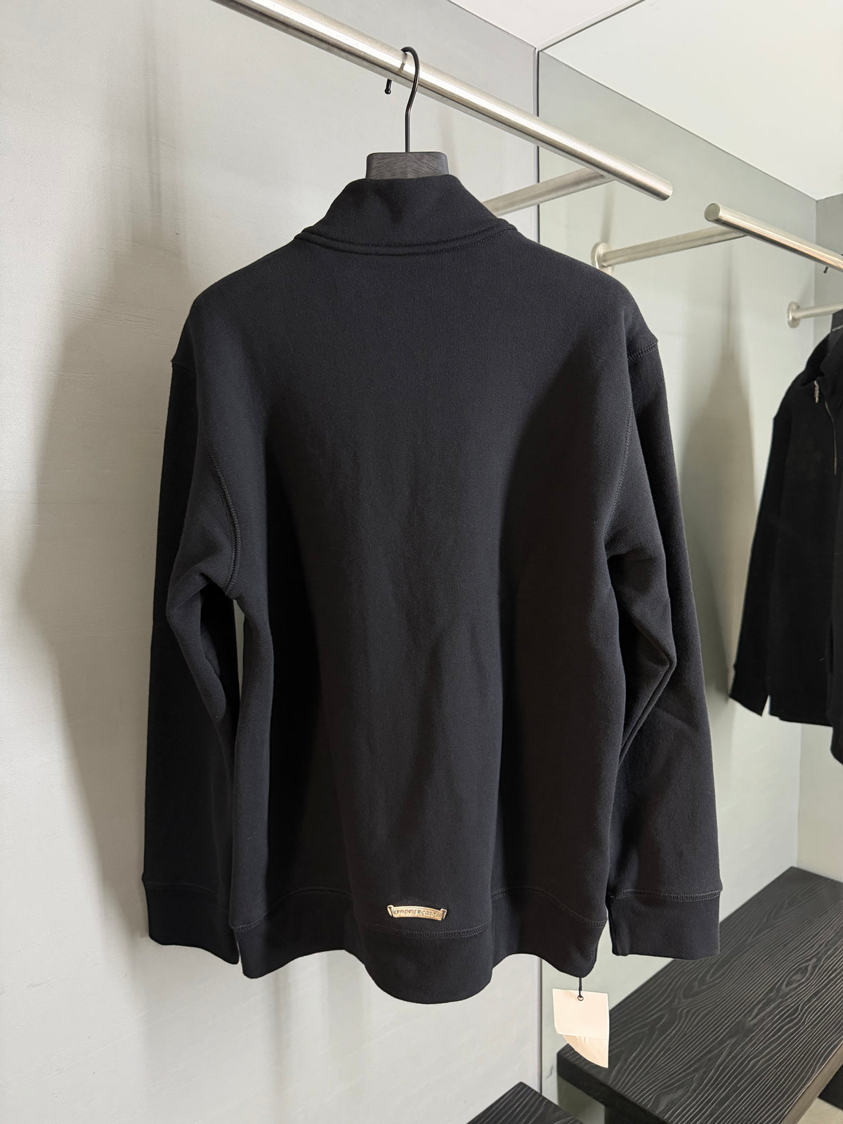 Chrome Hearts Cross Patch Paper Jam Half Zip Sweatshirt