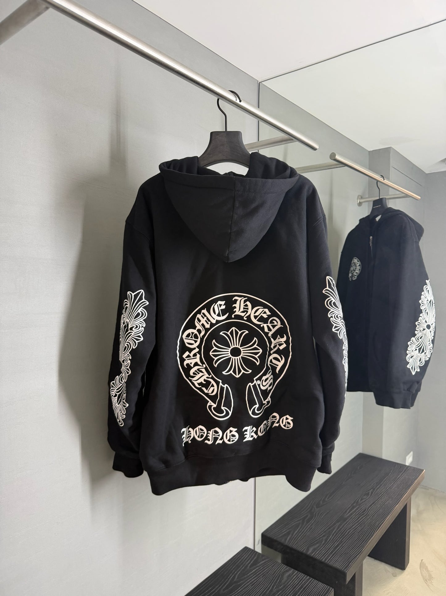 Chrome Hearts Hong Kong Floral Zip-up