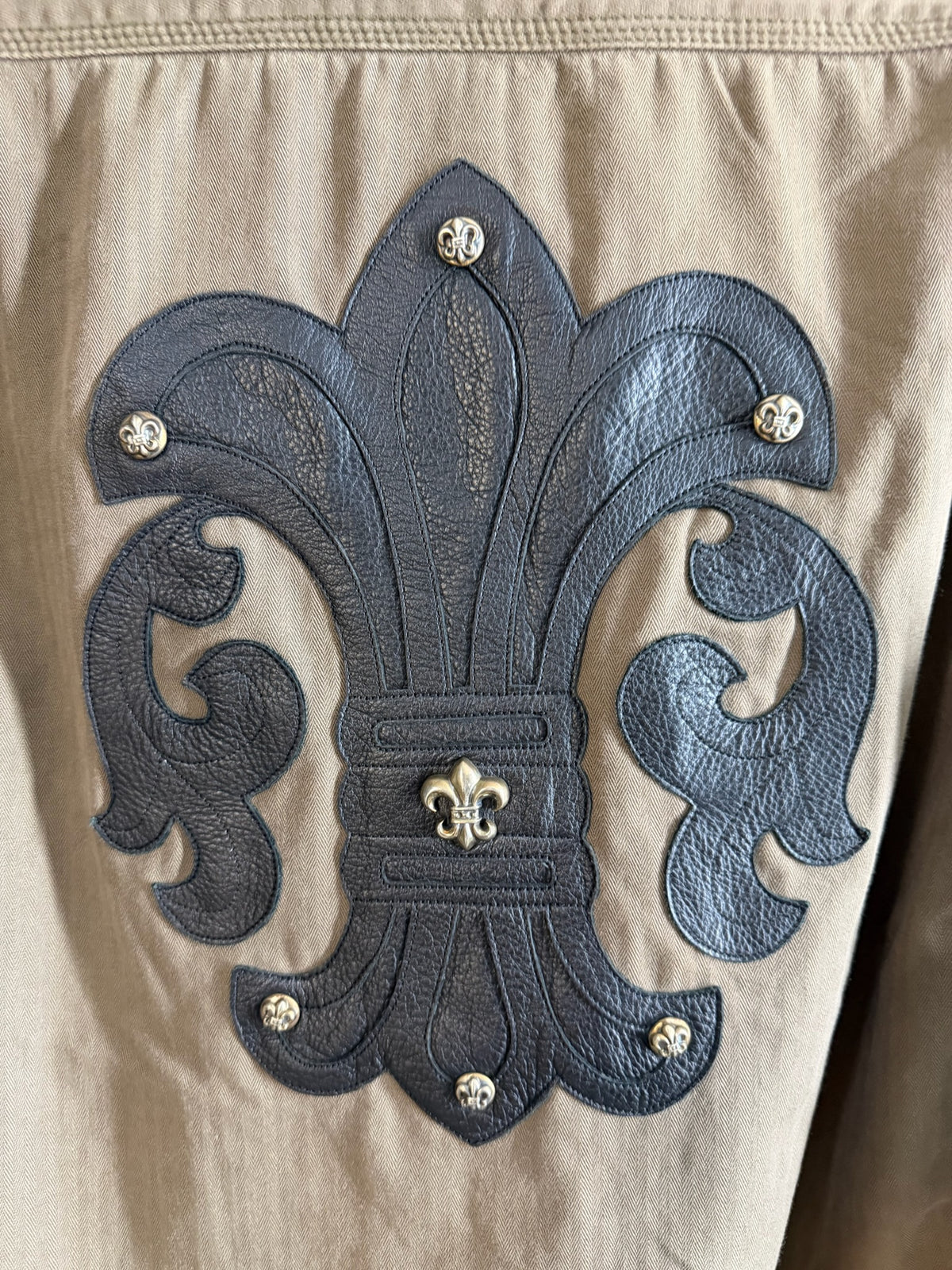 Chrome Hearts BS Fleur Patch Military Shirt