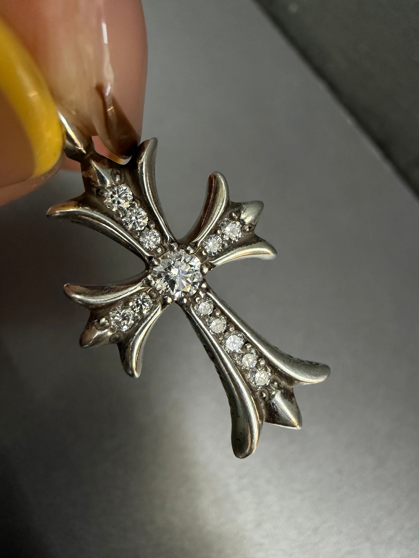 Chrome Hearts Tiny Pendant with Diamonds