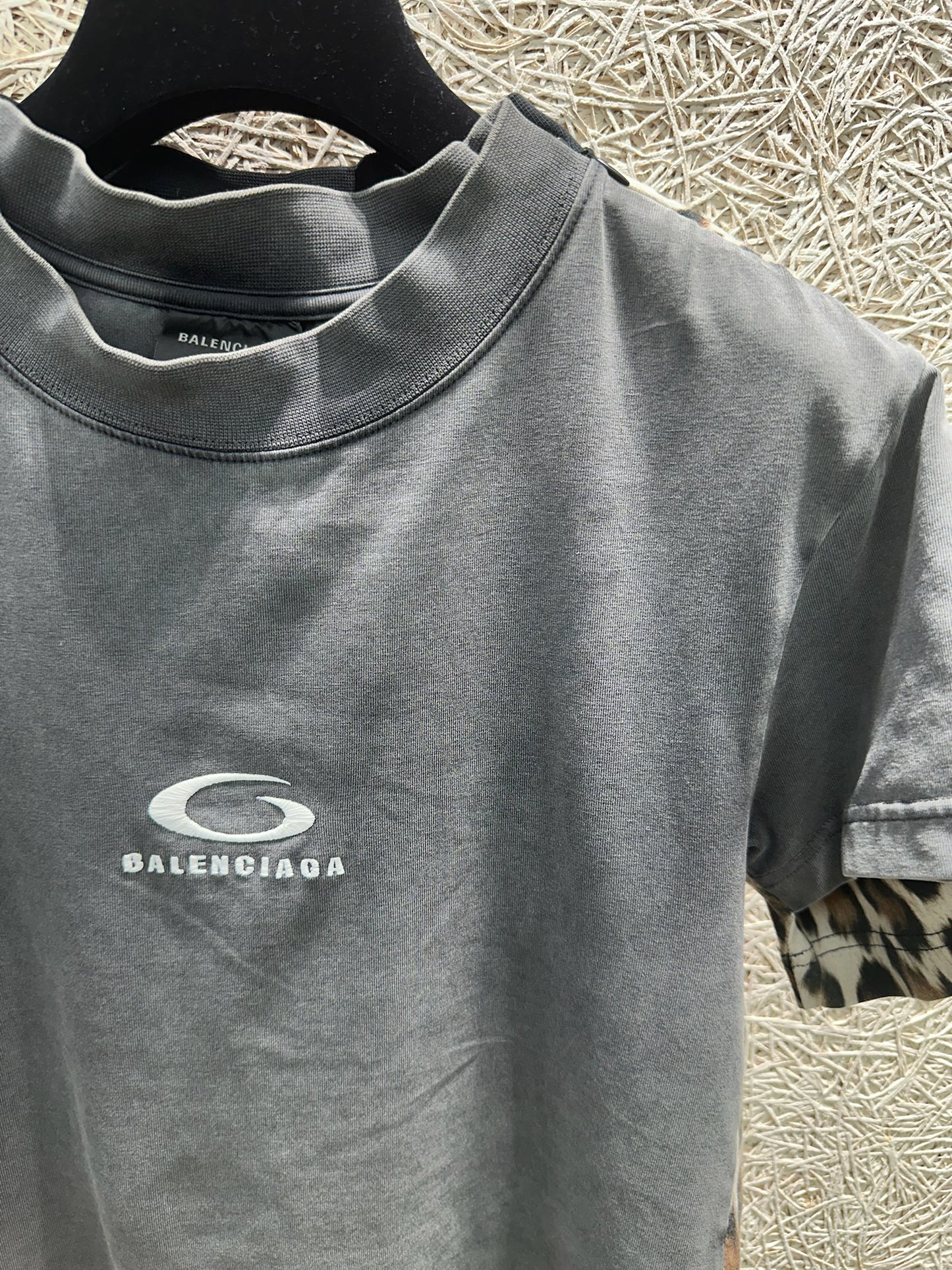 Balenciaga Loop Sports Icon Leopard T-shirt