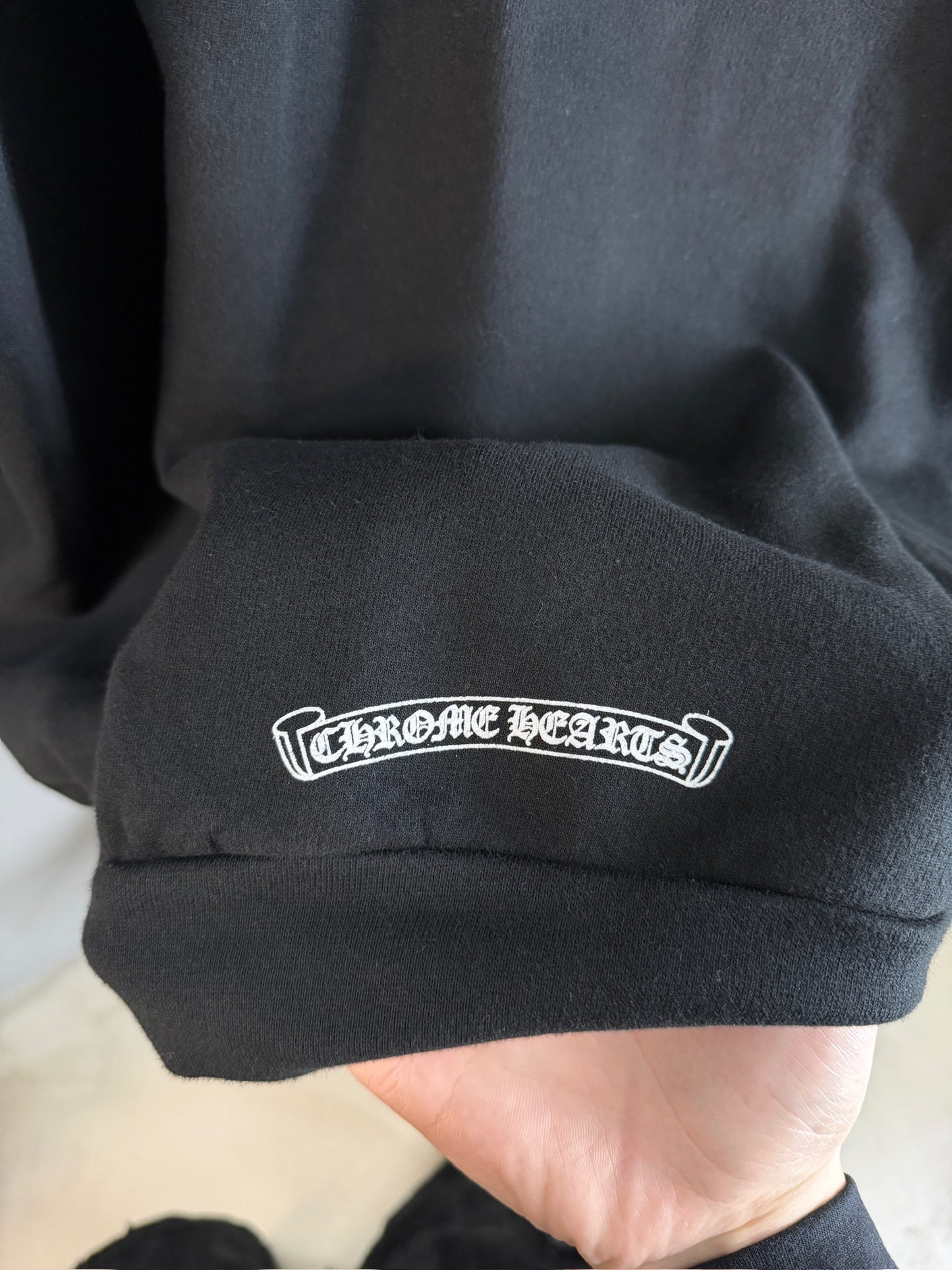 Chrome Hearts Scroll Logo Zip-up