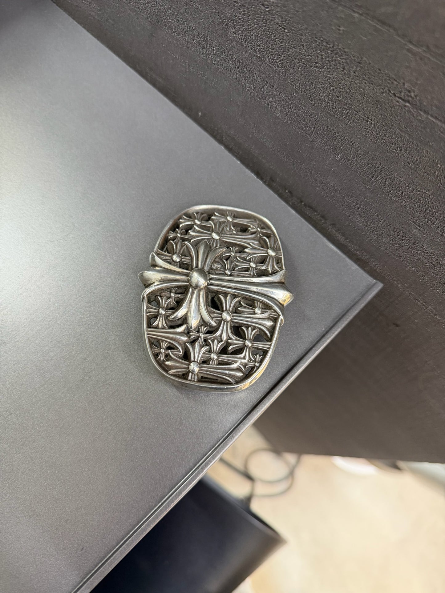 Chrome Hearts Cemetery Cross Belt Buckle