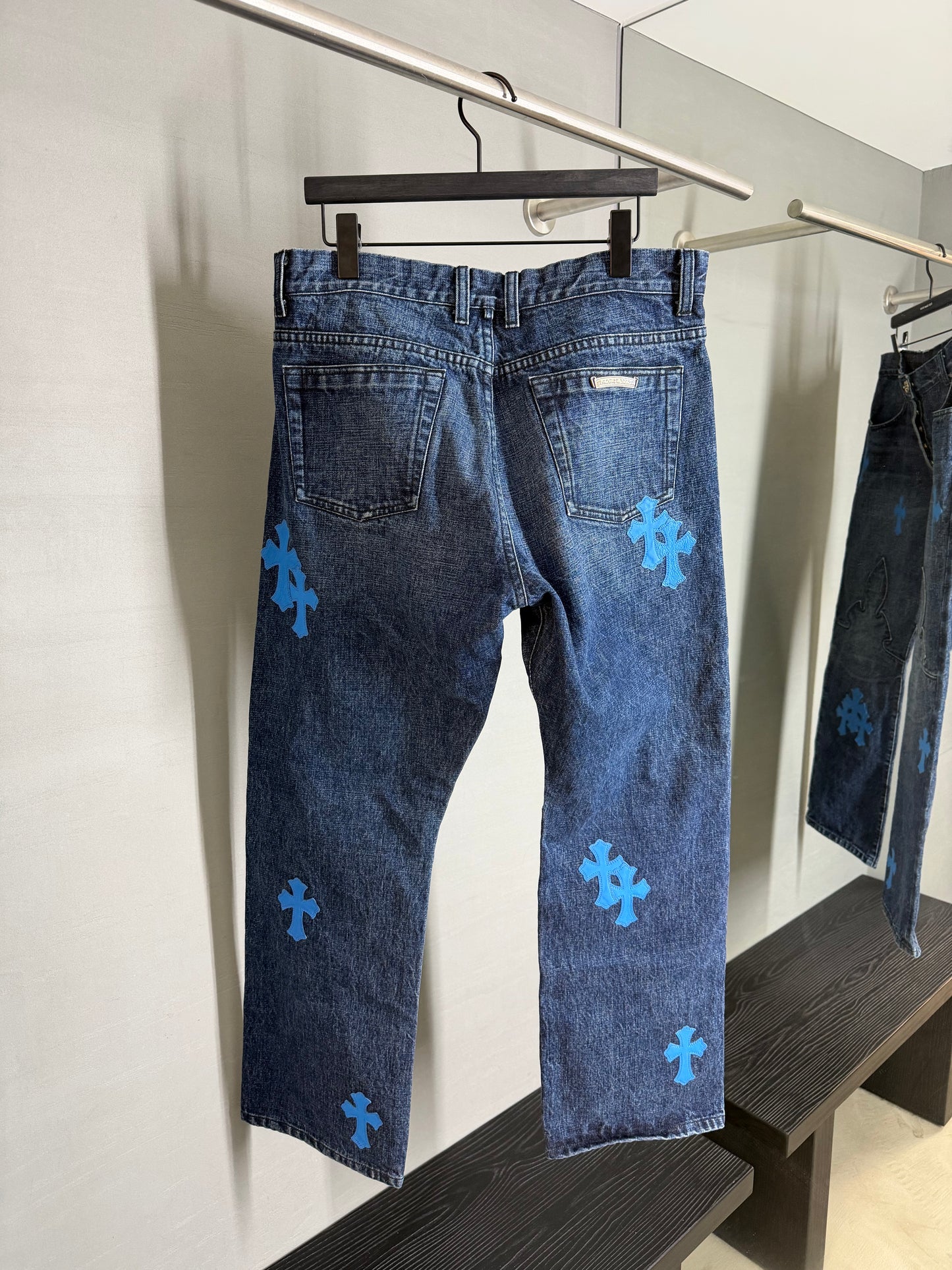 Chrome Hearts Cross Patch Fleur Jeans