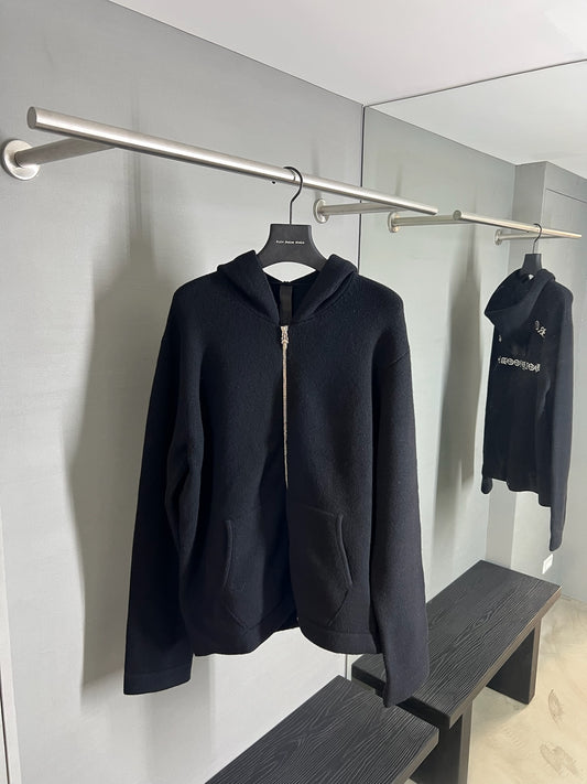 Chrome Hearts Triple Cross Cemetery Cashmere Zip-up
