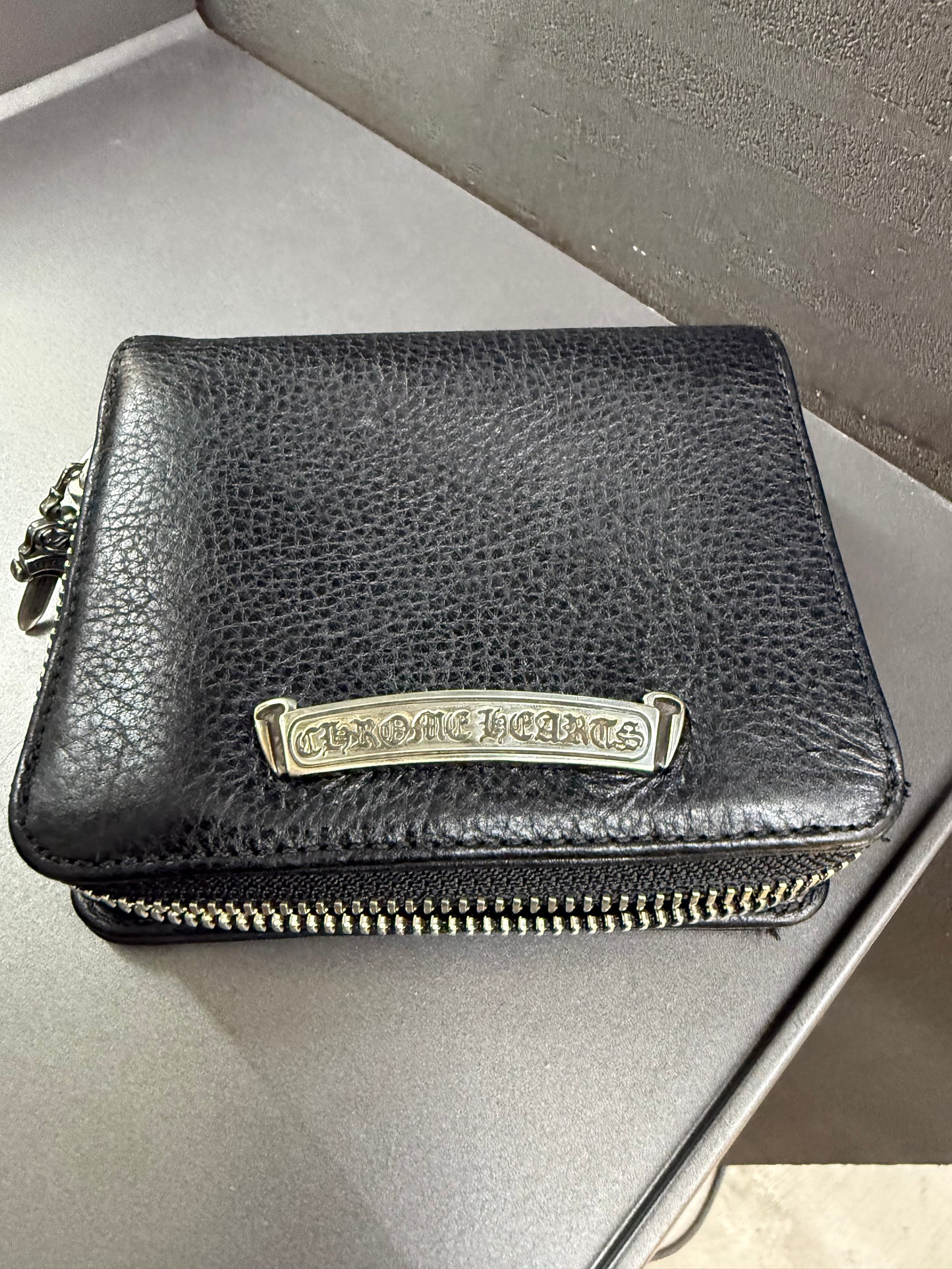Chrome Hearts SQ zip bill wallet