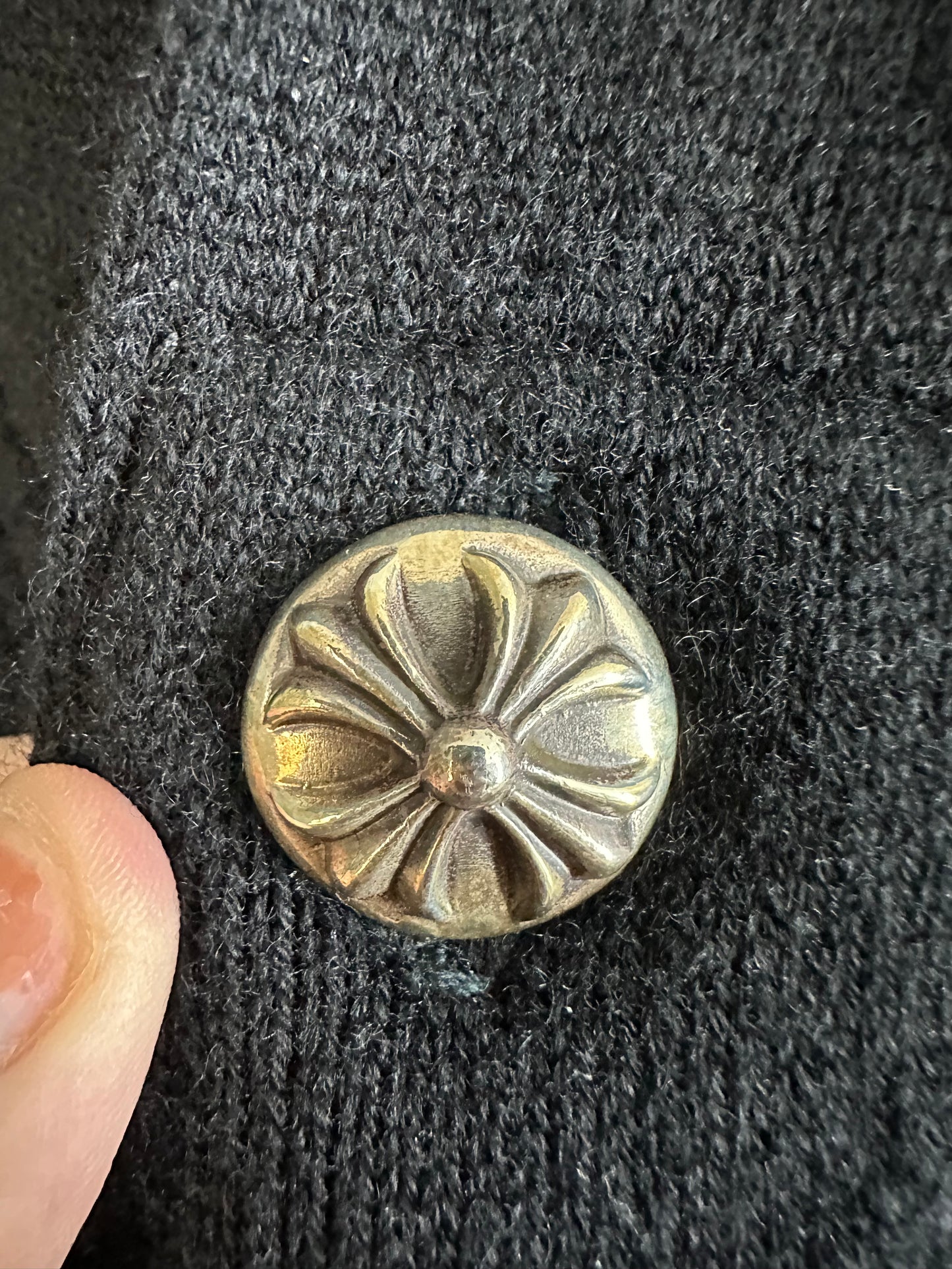 Chrome Hearts Cashmere Triple Cross Cardigan
