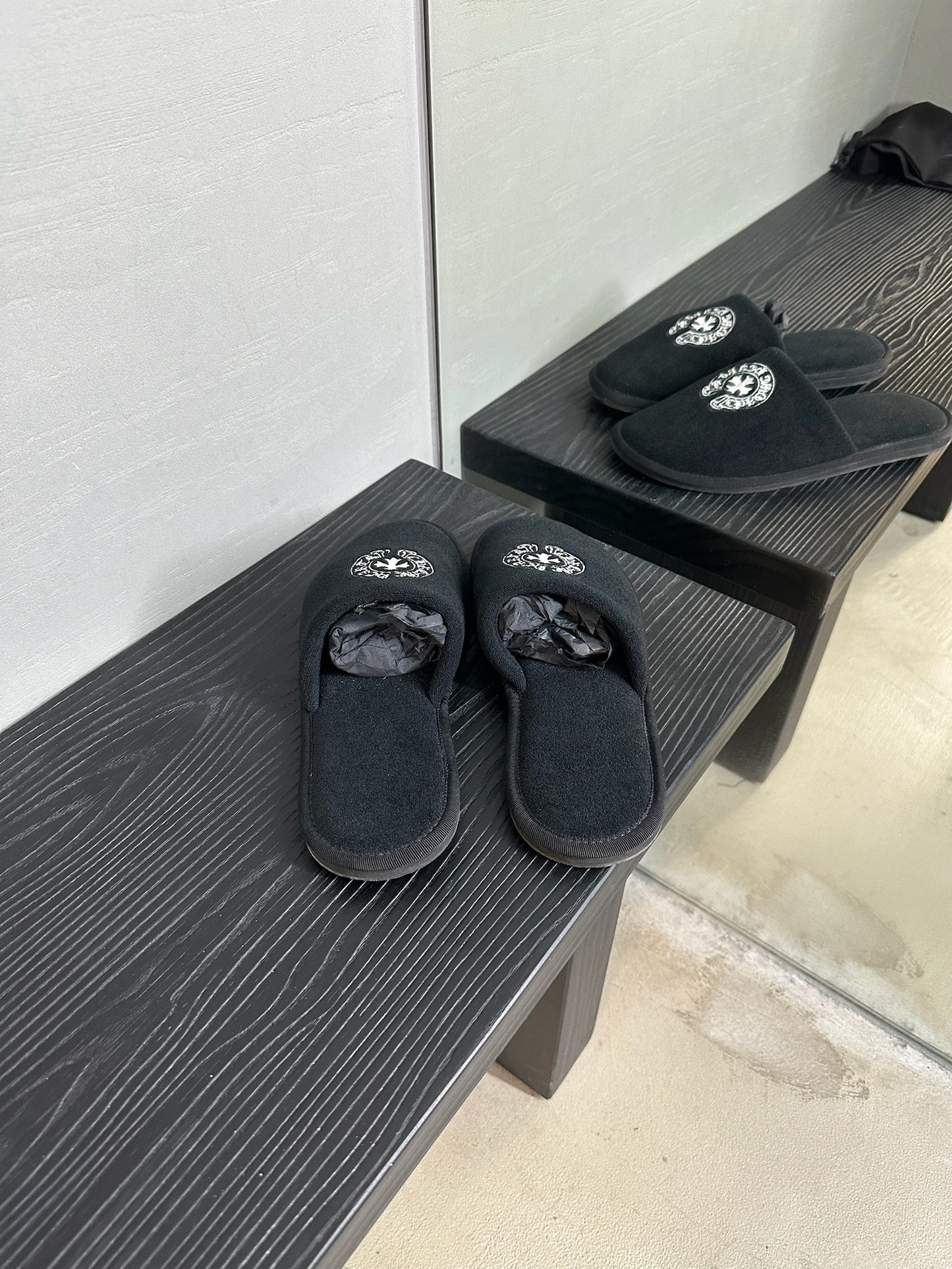 Chrome Hearts Hotel Slippers
