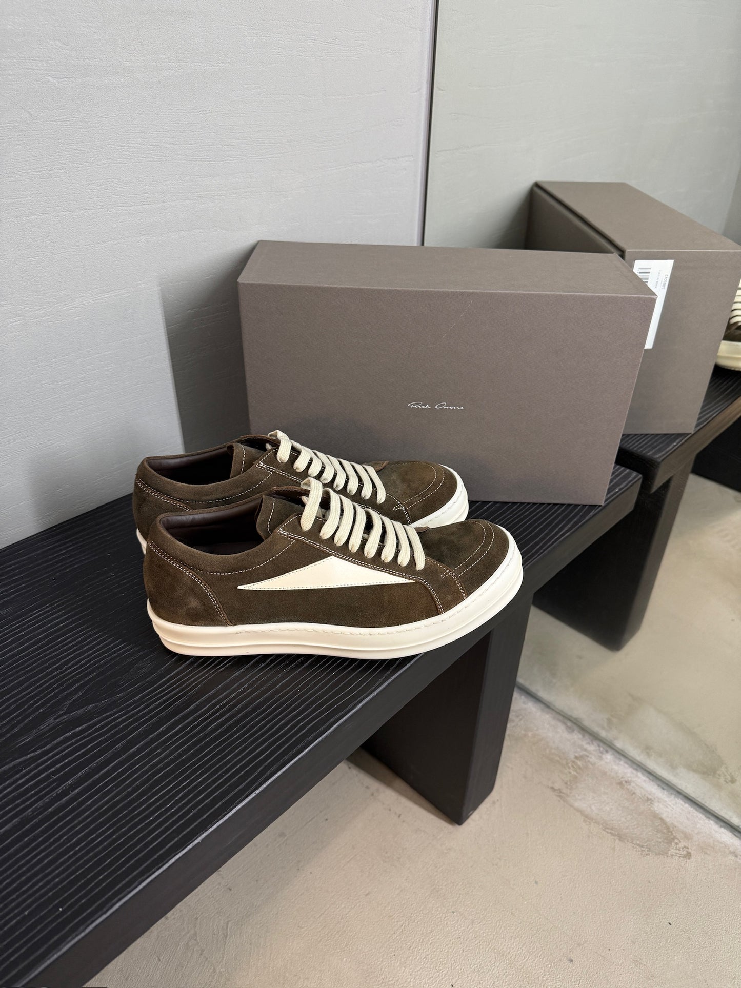 Rick Owens Suede Vintage Sneaks