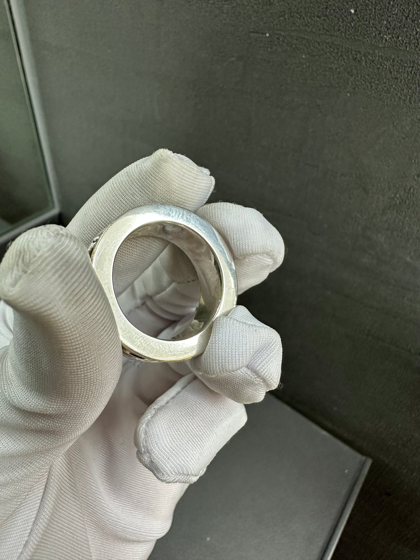 Chrome Hearts Spinner Scroll Ring
