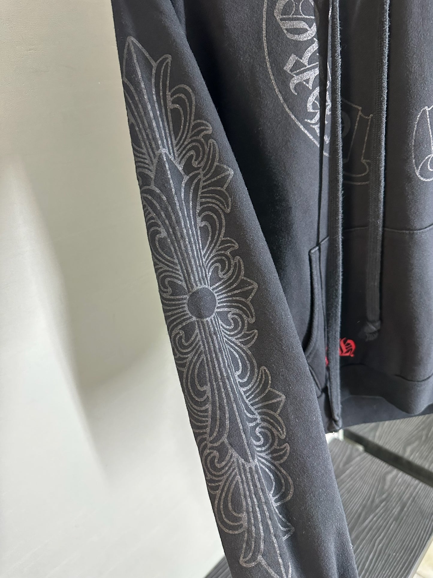 Chrome Hearts Matty Boy Horseshoe Floral Hoodie