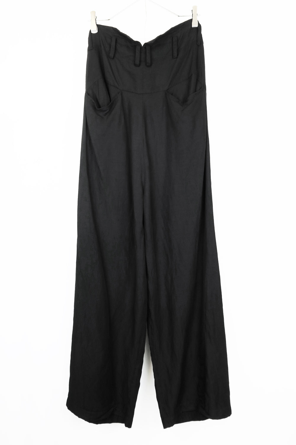 NUDE:MM Rayon Linen Twill Wide Leg Easy Pants