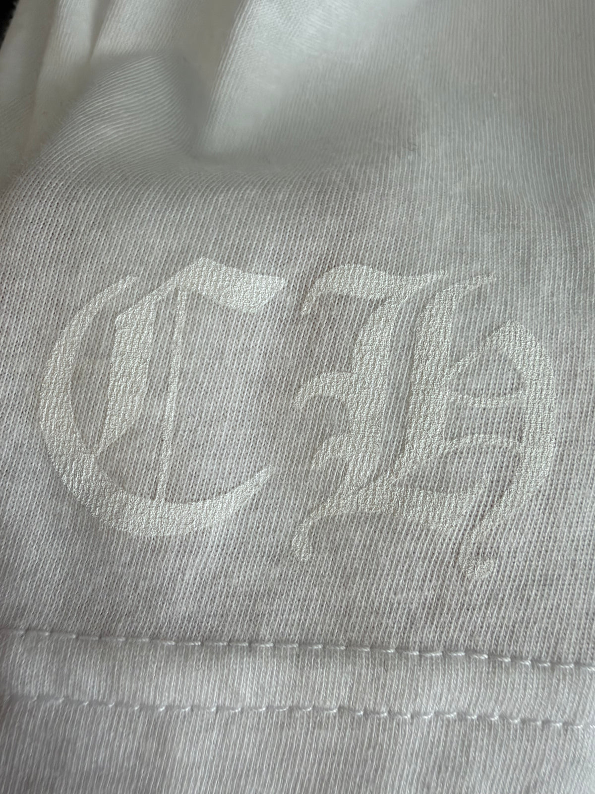 Chrome Hearts neck logo T-shirt