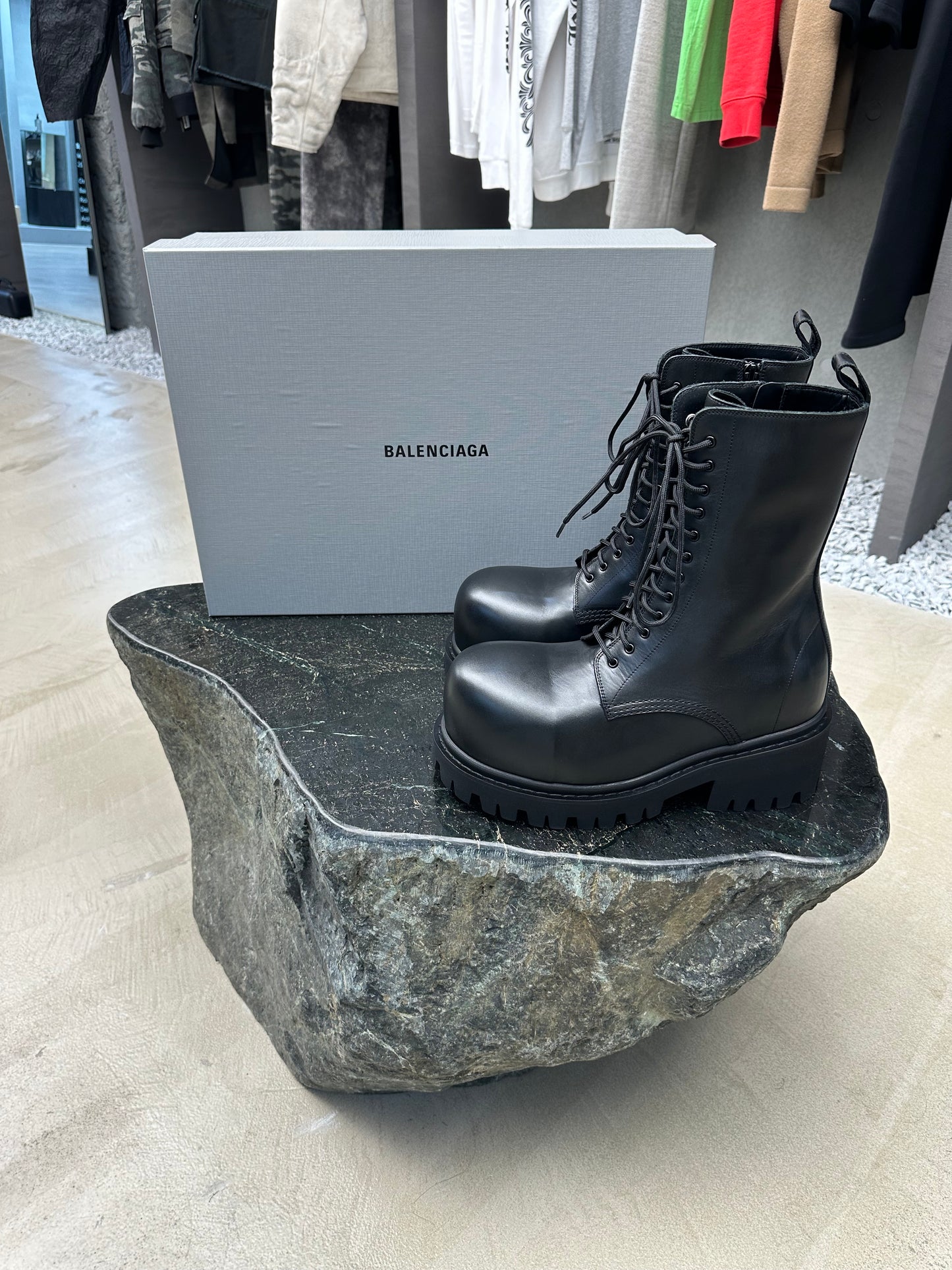 Balenciaga Stomper Bootie Soft Calfskin