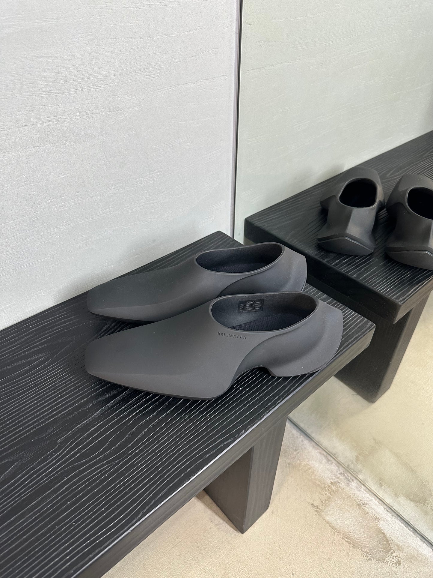 Balenciaga Matt Black Space Shoes