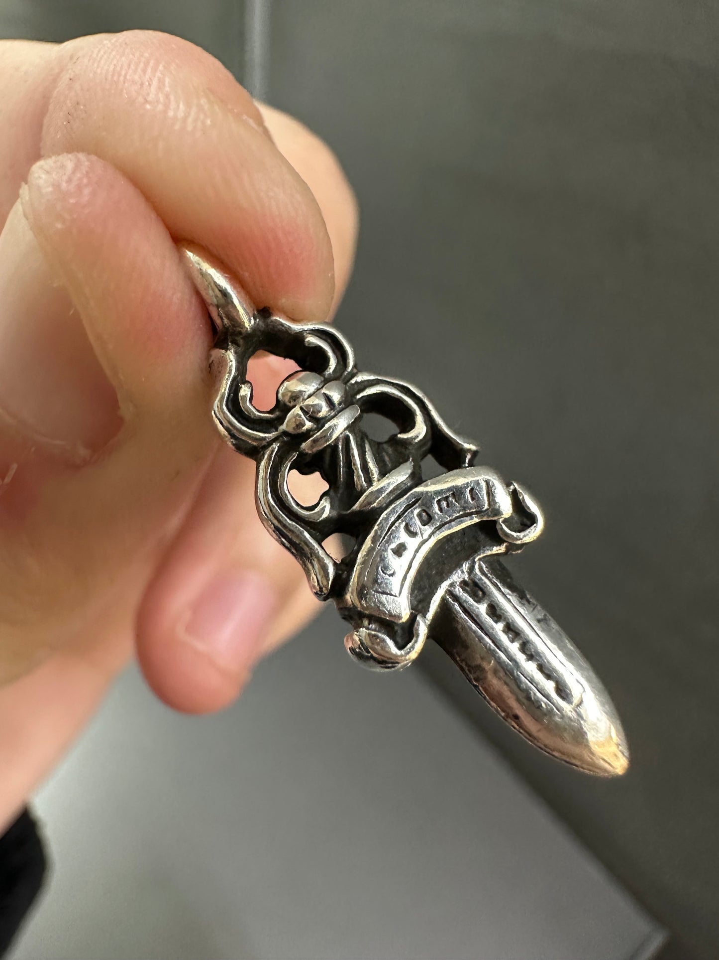 Chrome Hearts Double Dagger Pendant