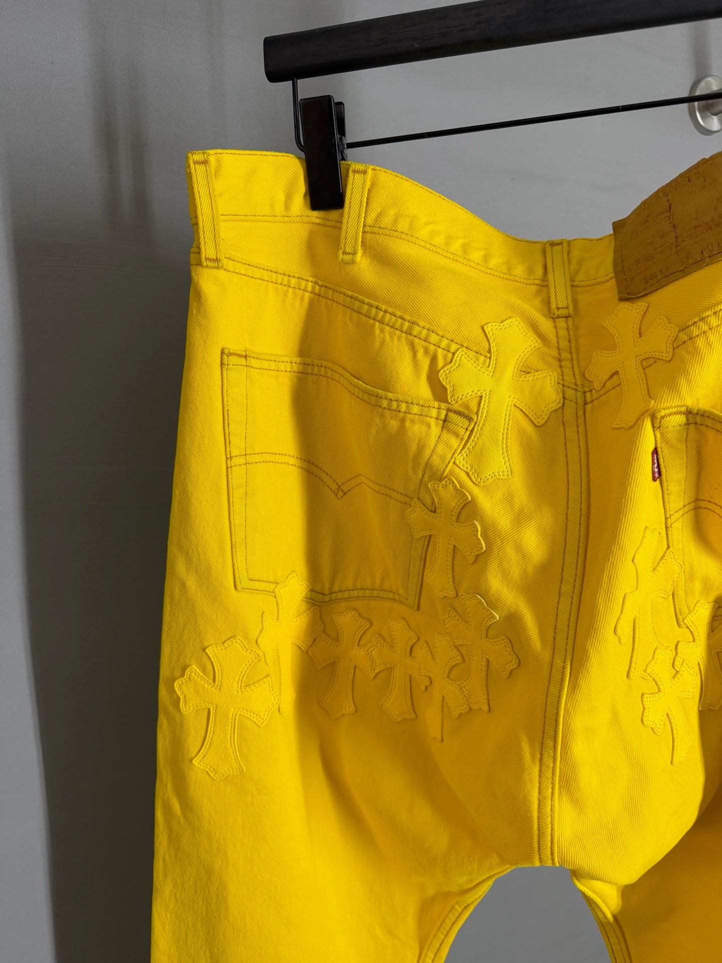Chrome Hearts Paris Exclusive Cross Patch 501 Jeans