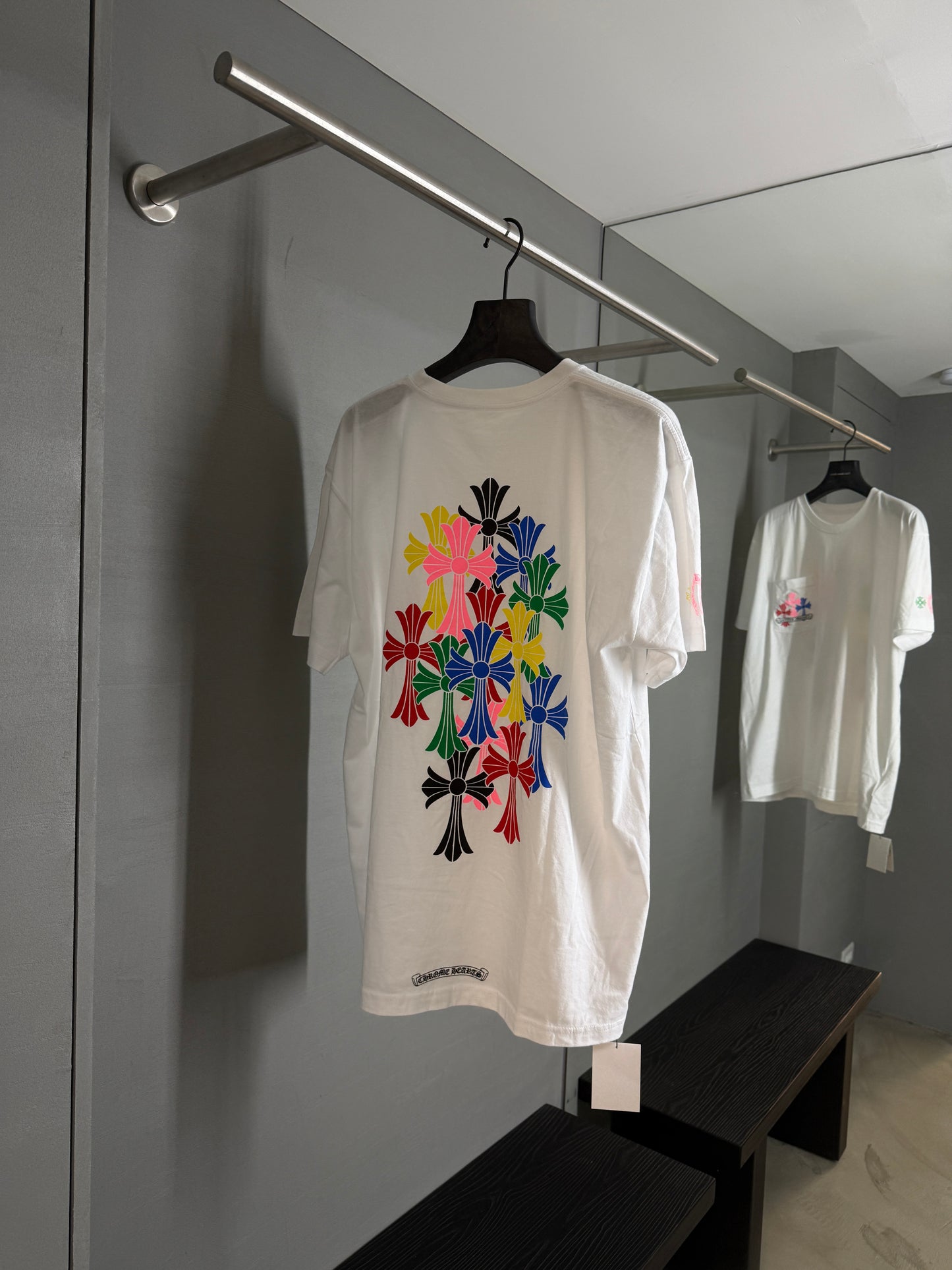 Chrome Hearts Multicolor Cemetery Cross T-Shirt