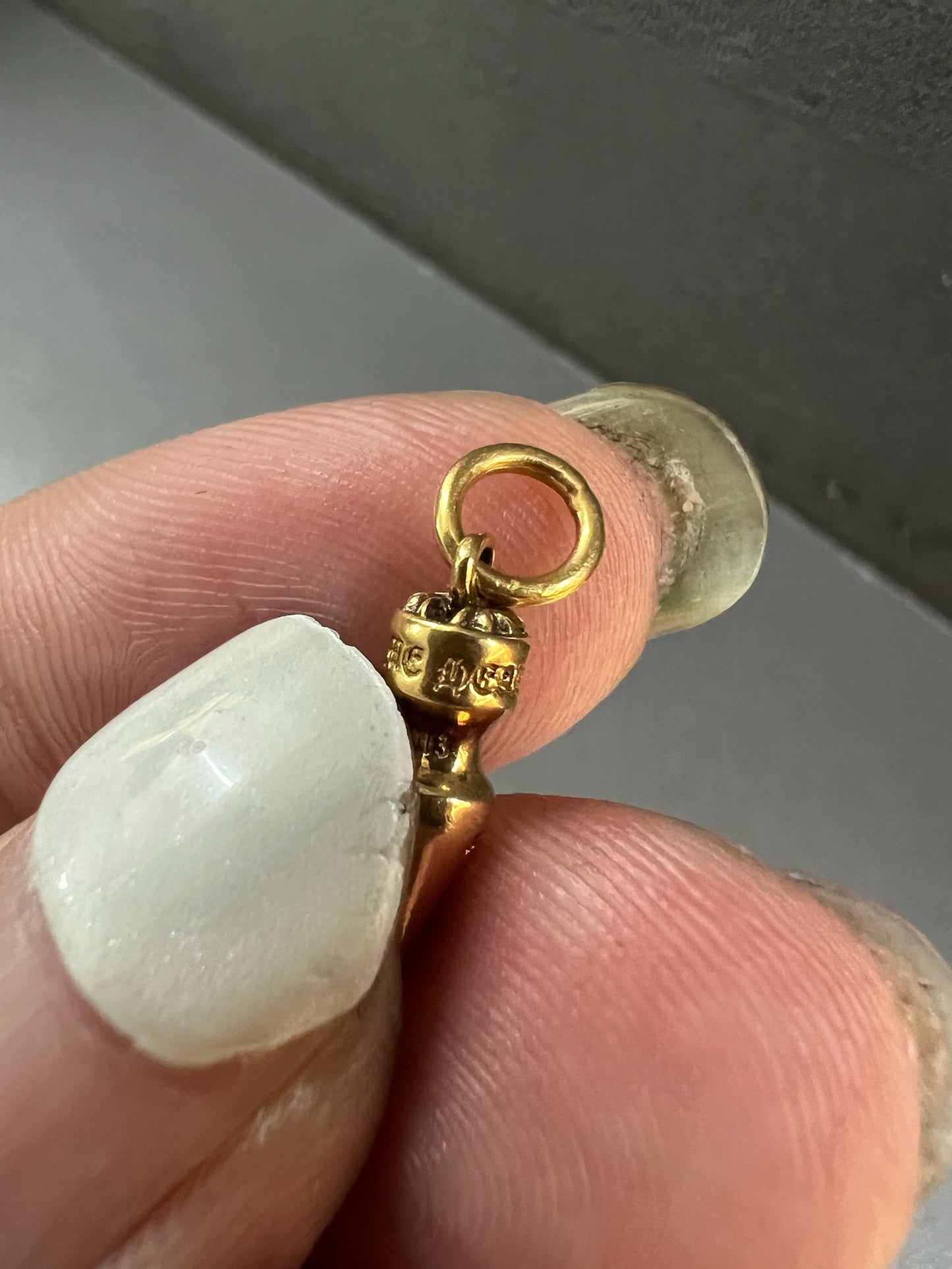 Chrome Hearts 22k tiny spike pendant