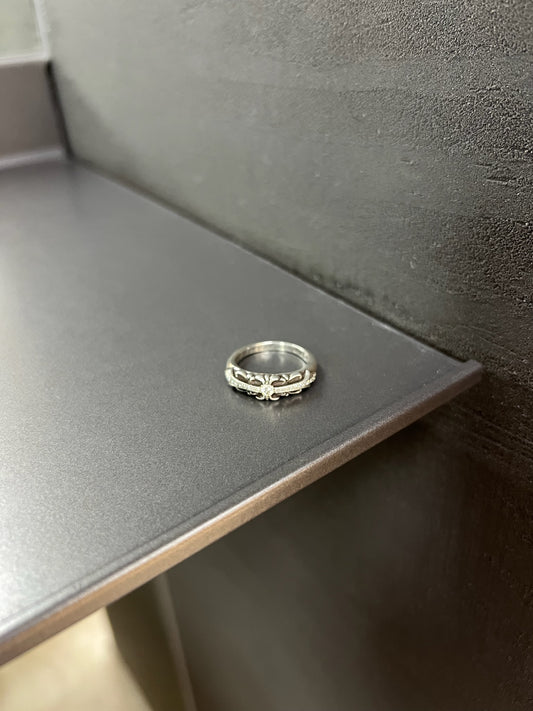 Chrome Hearts Floral Ring with Diamond