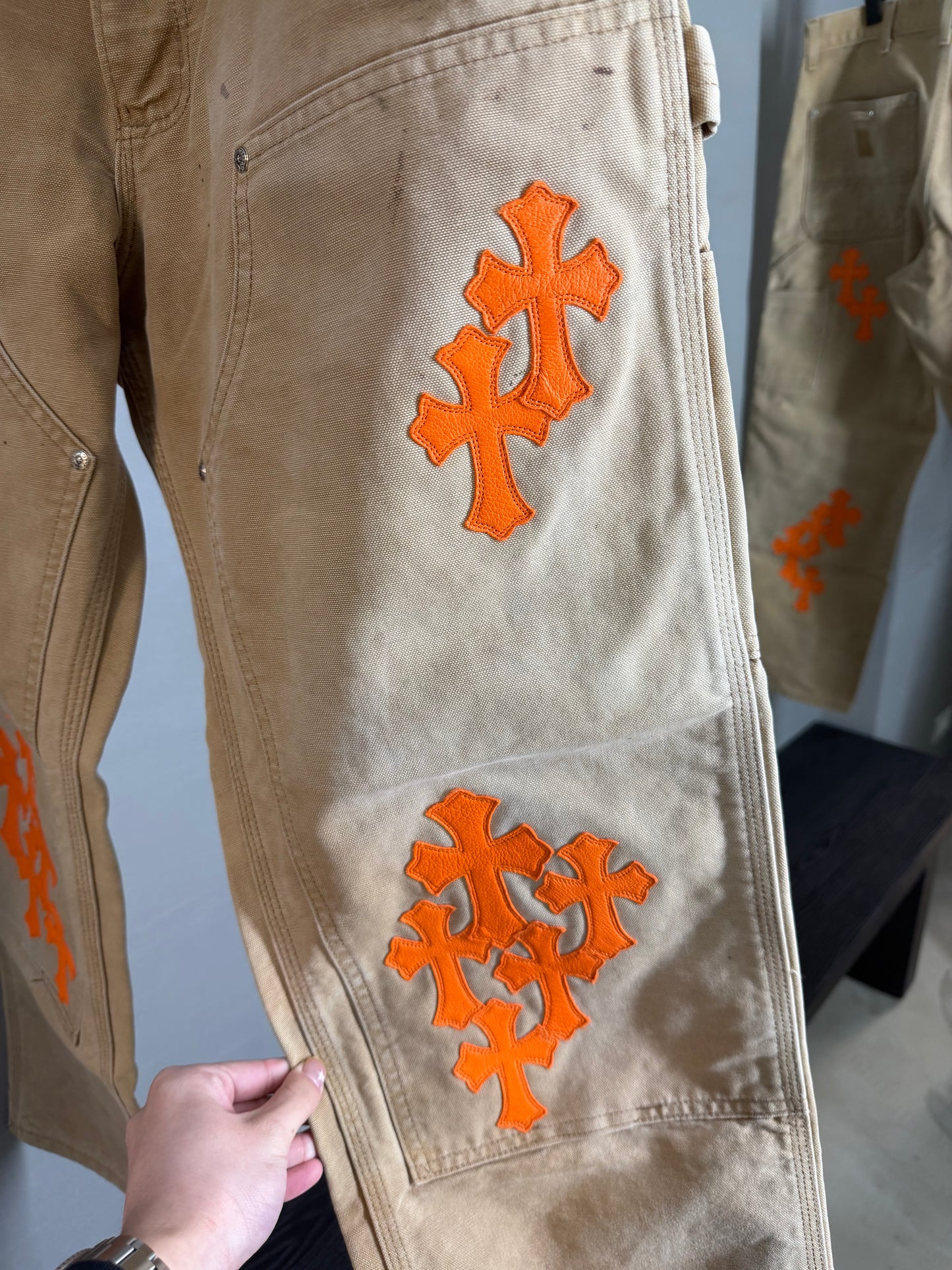 Chrome Hearts Exclusive Carhartt Double Knee Carpenter Pants