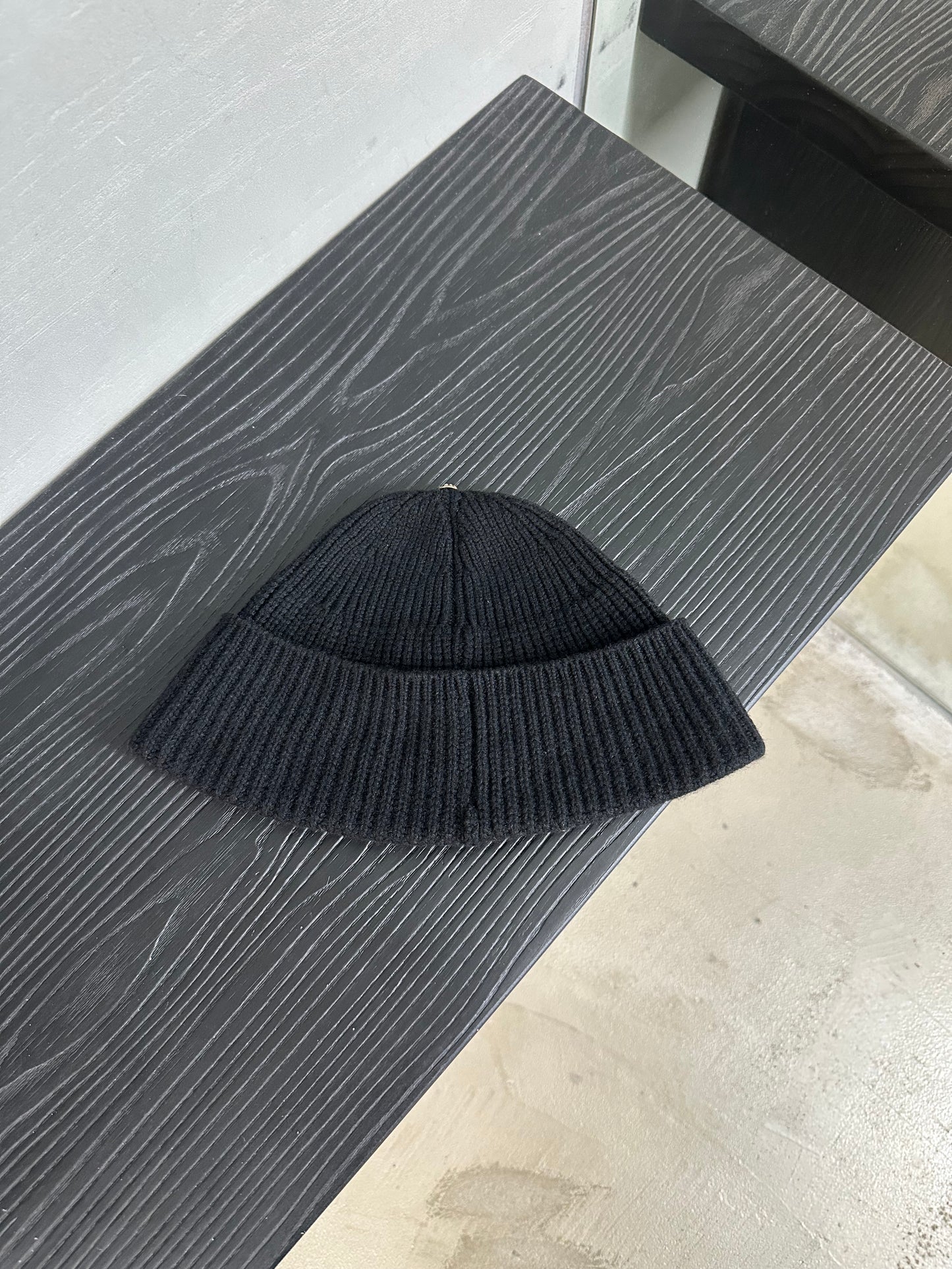 Chrome Hearts Triple Leather Cross Patch Pendant Beanie