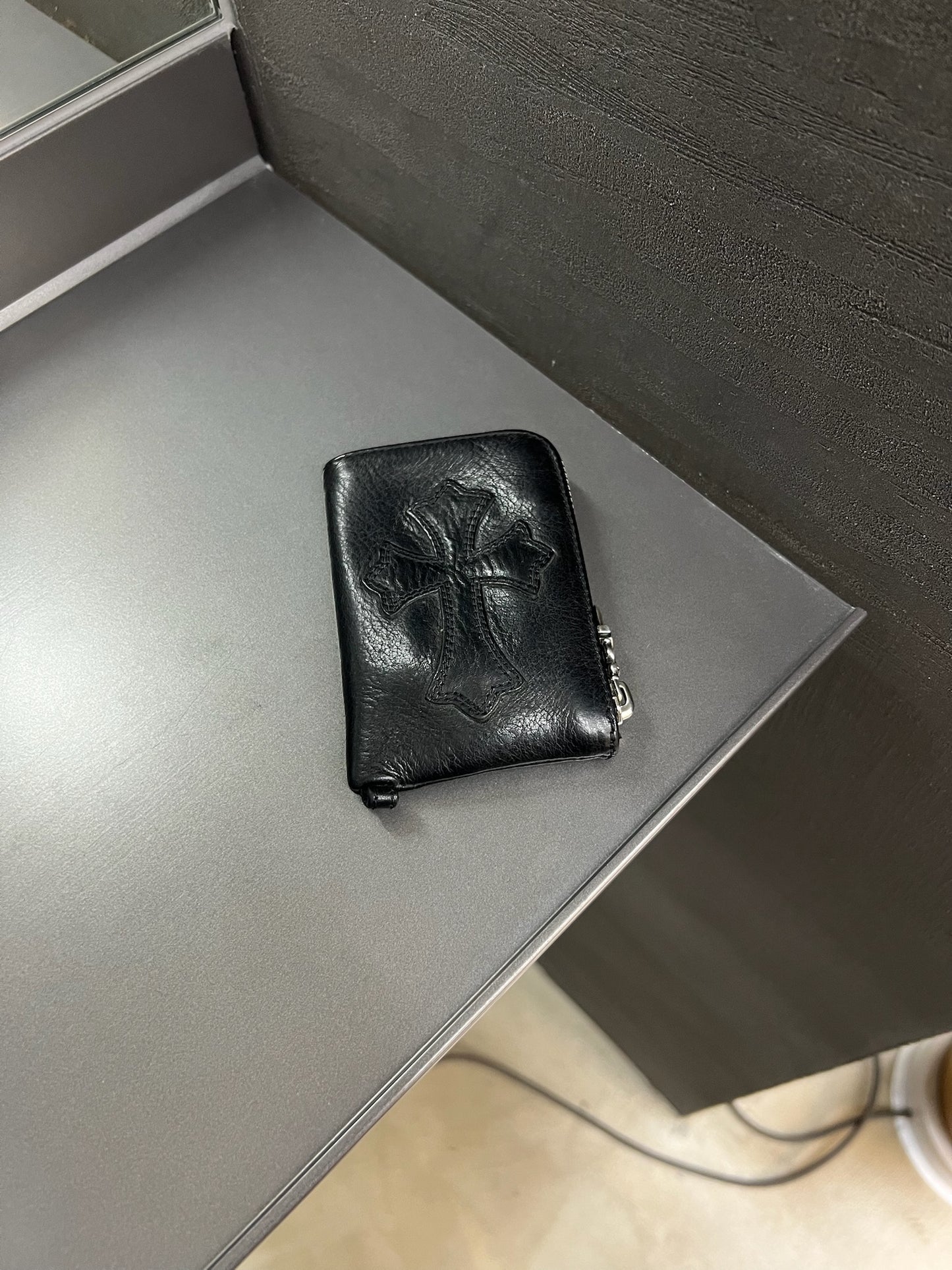 Chrome Hearts Cross Patch Zip Wallet