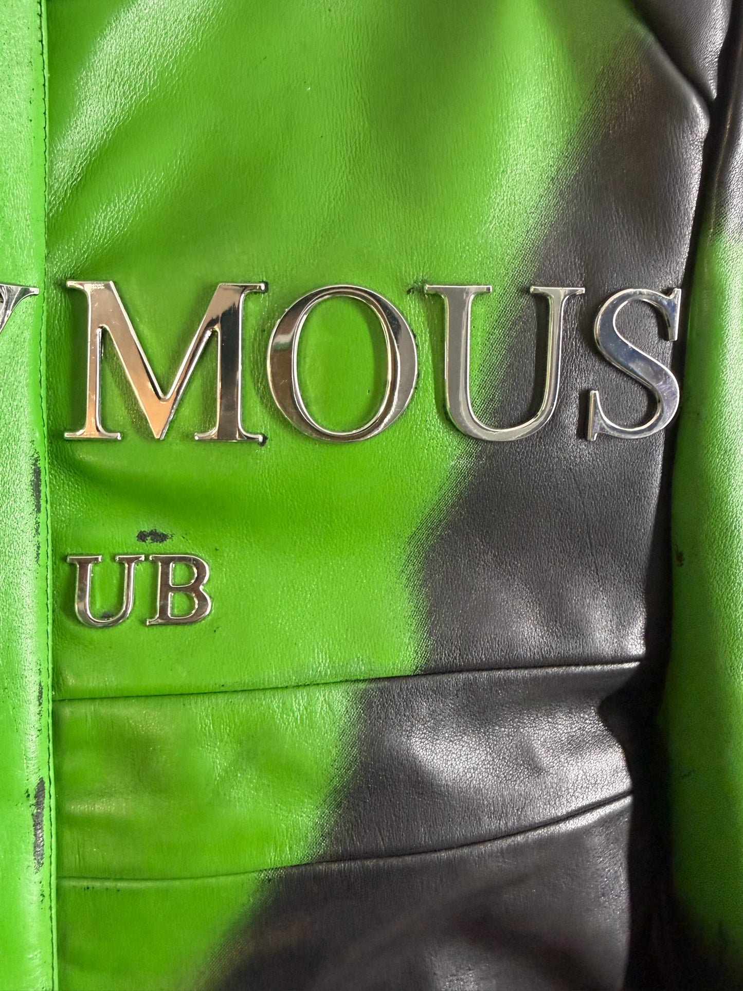 Anonymous Club Chihuahua Leather Track Jacket