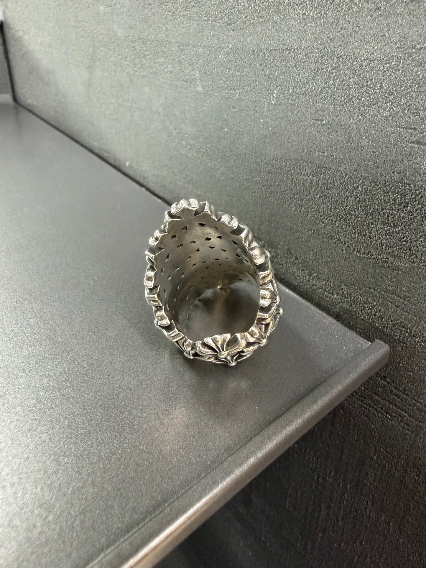Chrome Hearts Chainmail Cross Ring
