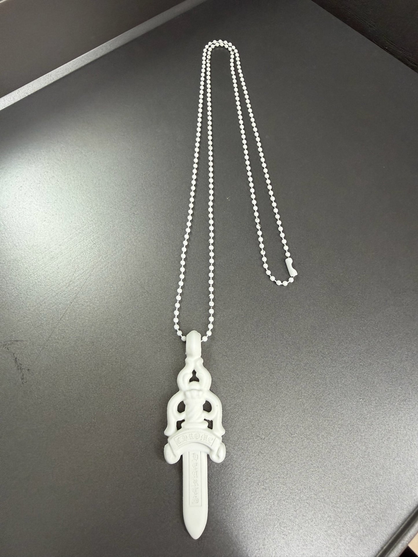 Chrome Hearts Dagger Silicon Necklace