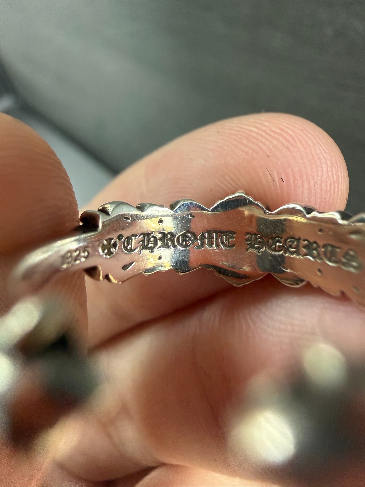 Chrome Hearts Baby Classic Paved Floral Ring