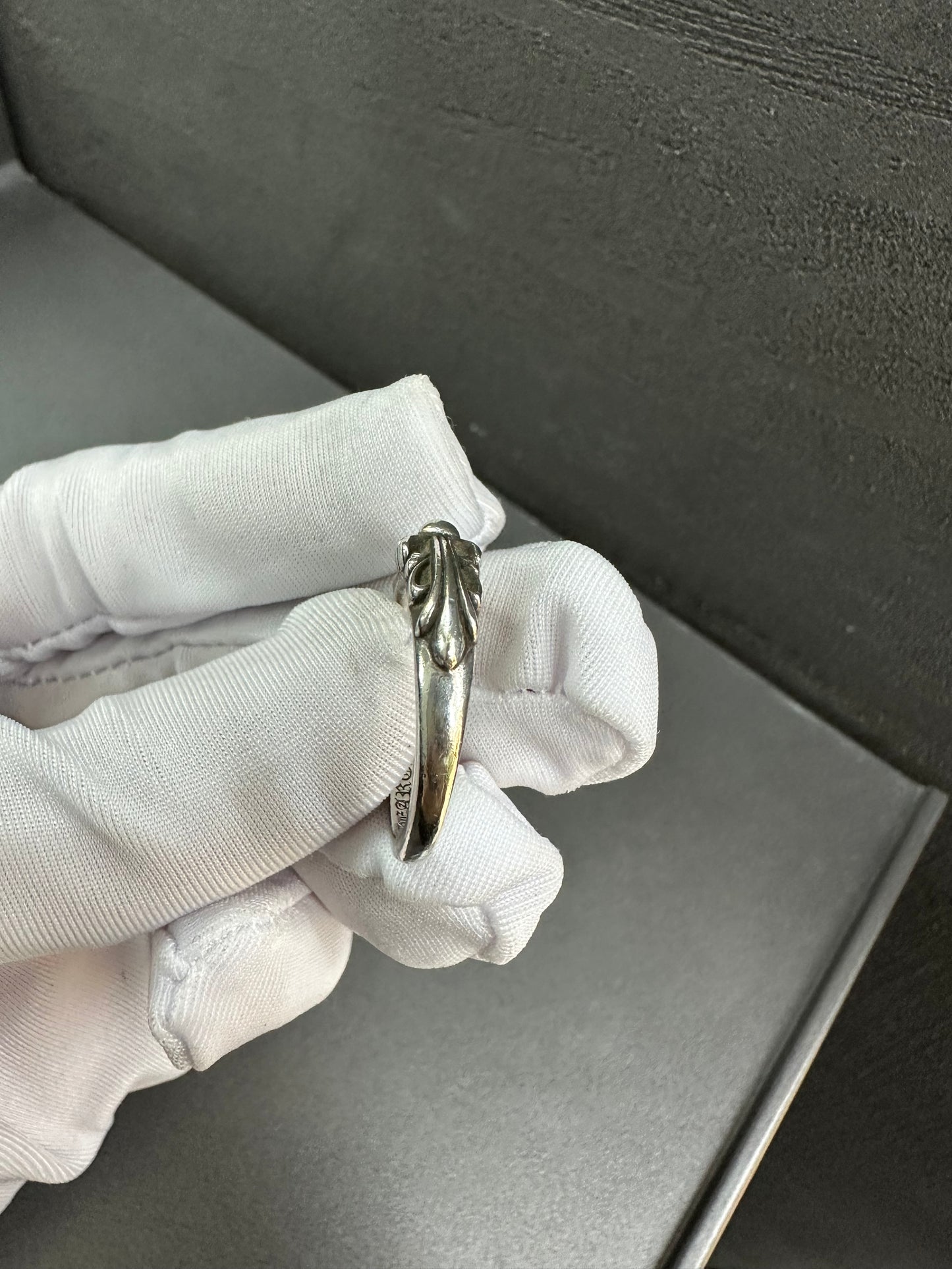 Chrome Hearts Baby Classic Floral Cross Ring