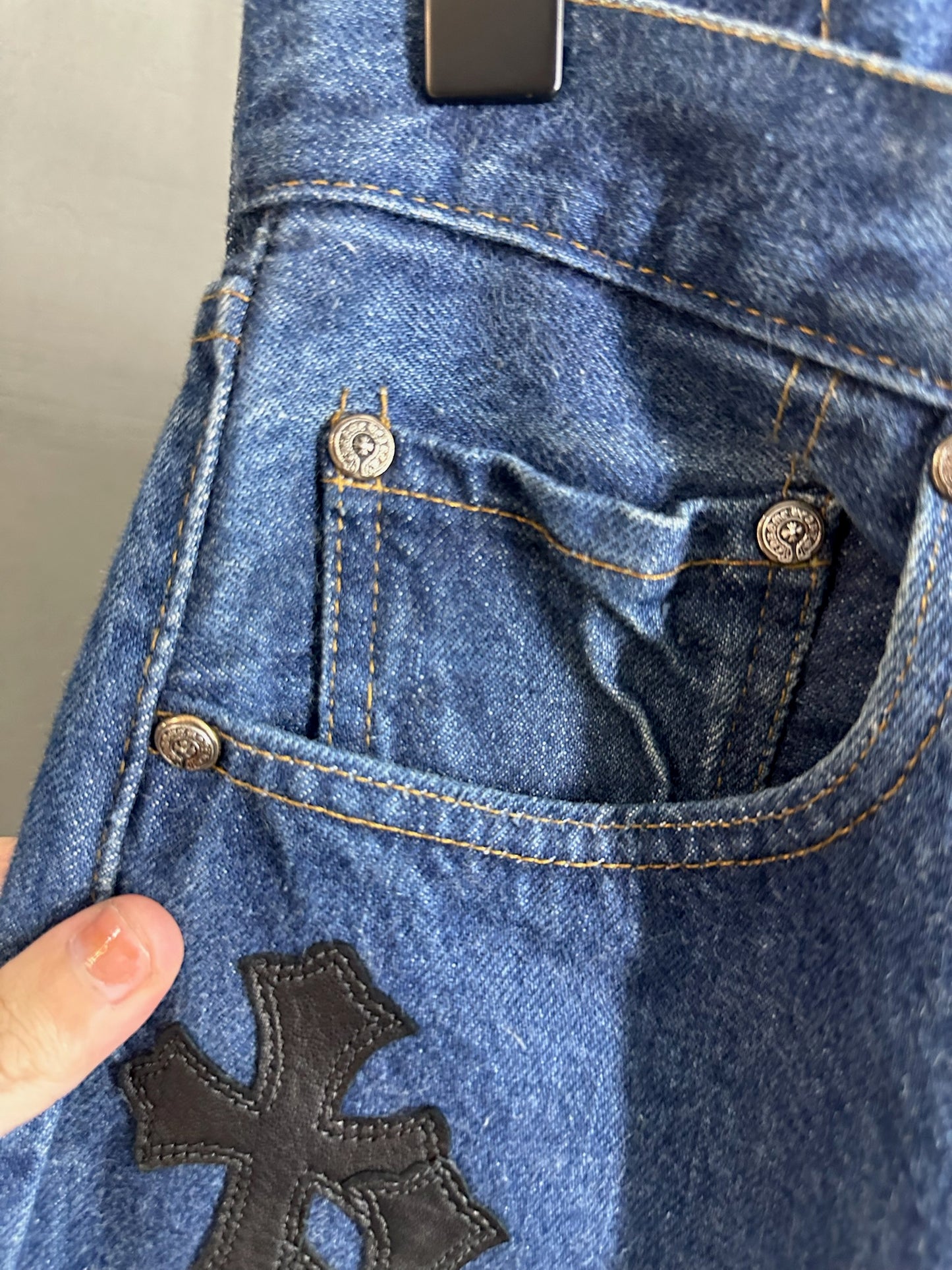 Chrome Hearts x Levi’s Cross Patch Jeans