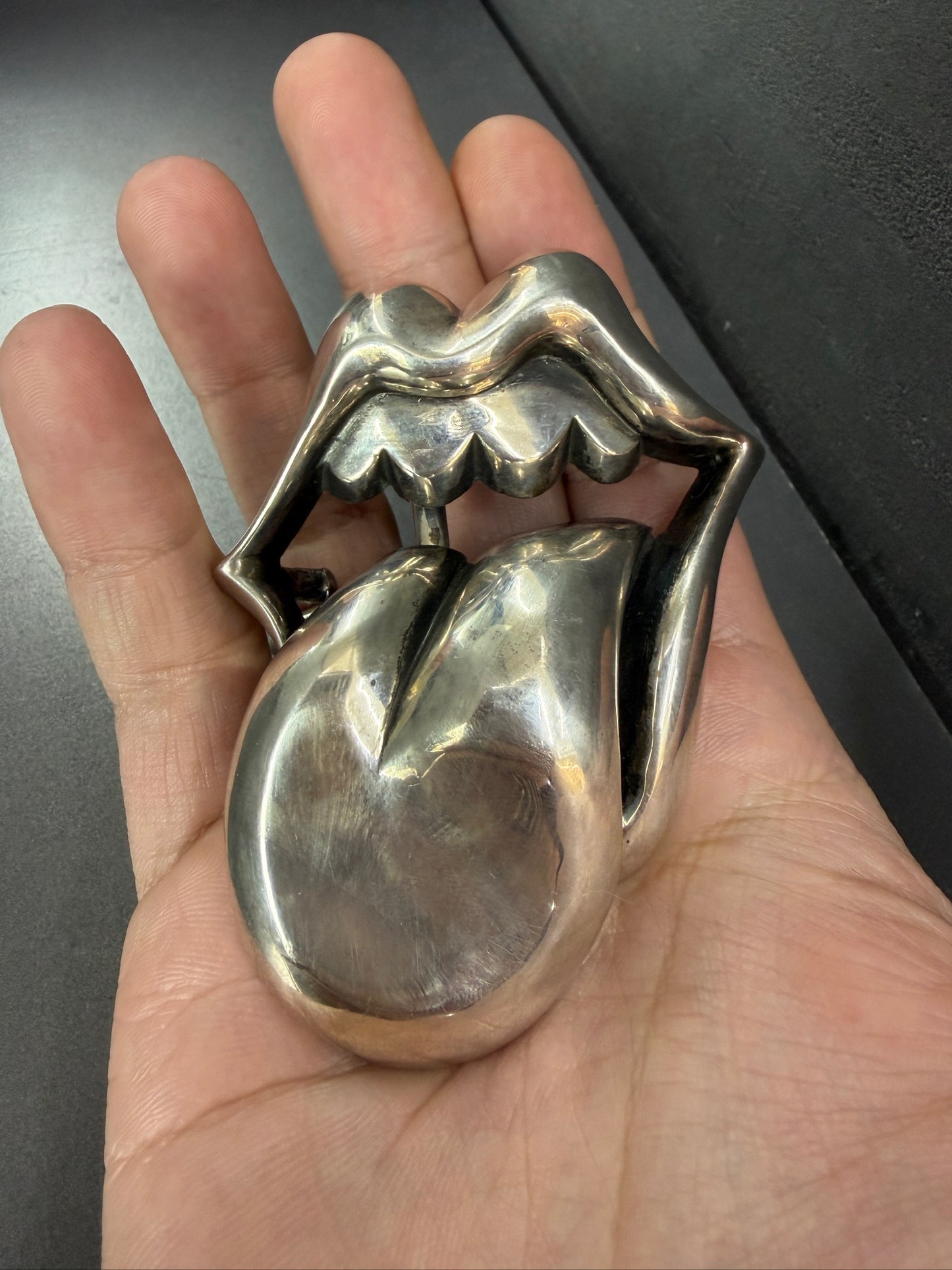 Chrome Hearts Rolling Stones Belt Buckle